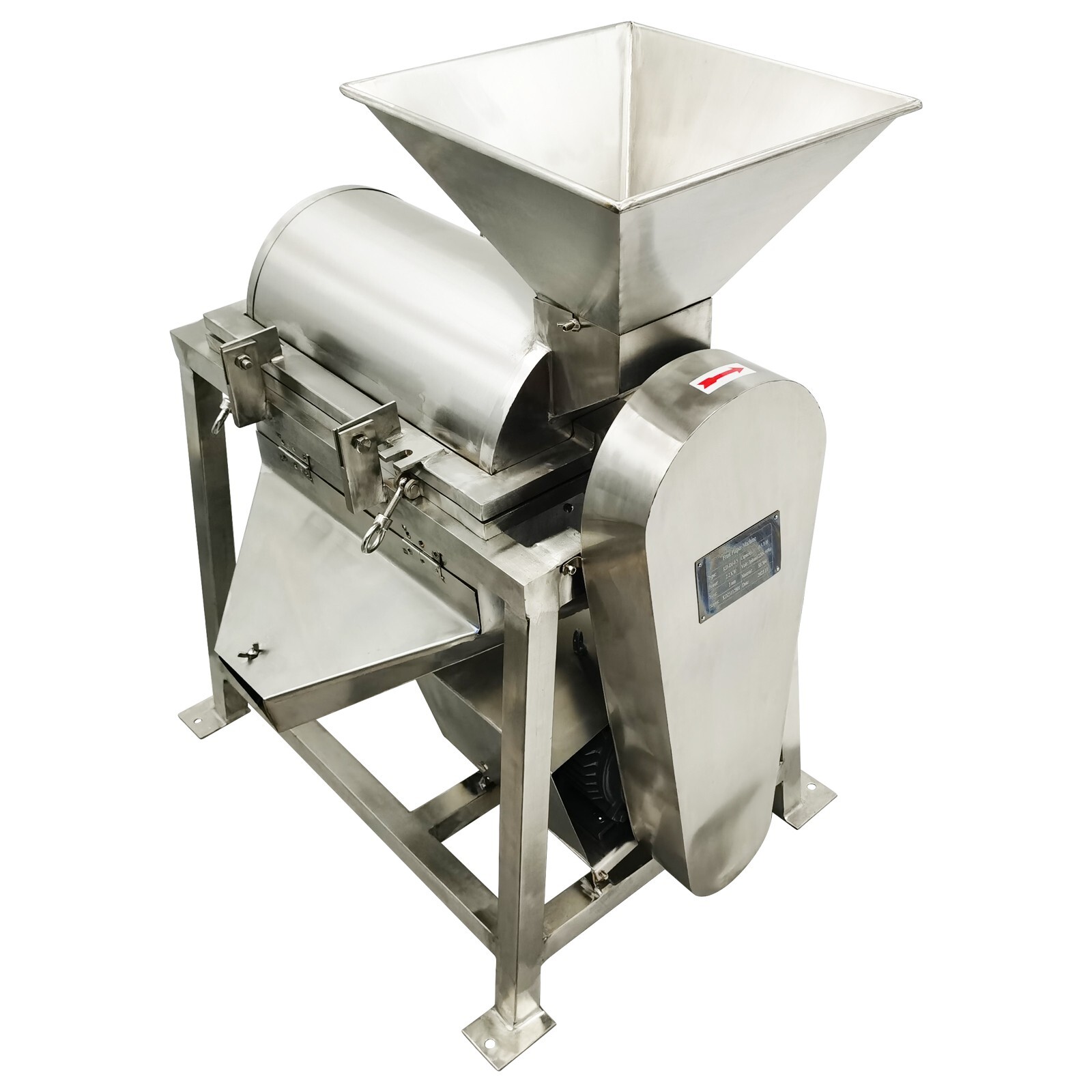 220V 3PH Auto Spiral Fruit and Vegetable Crushing and Beater 0.5T/H Sieve 0.12″