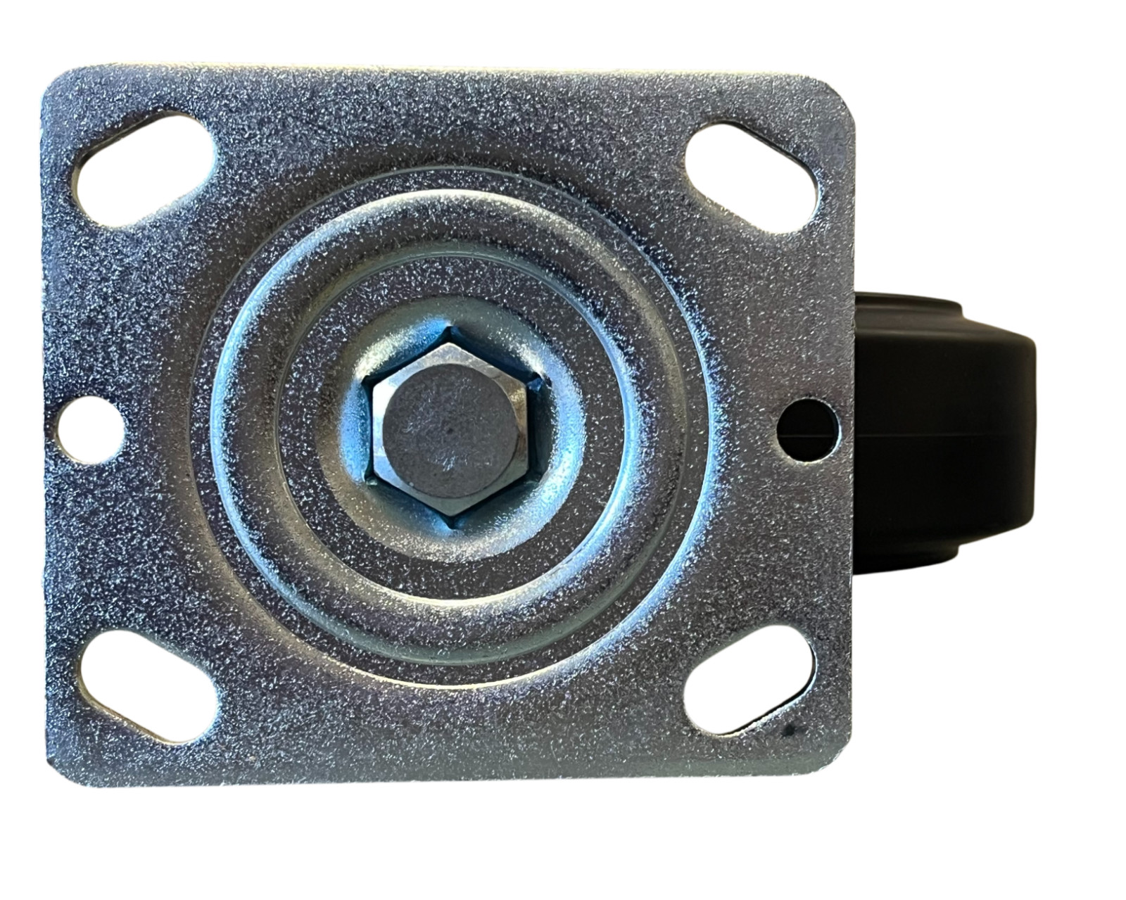 Black Non-Marking Rubber 6″ x 2″Swivel with Brake Caster