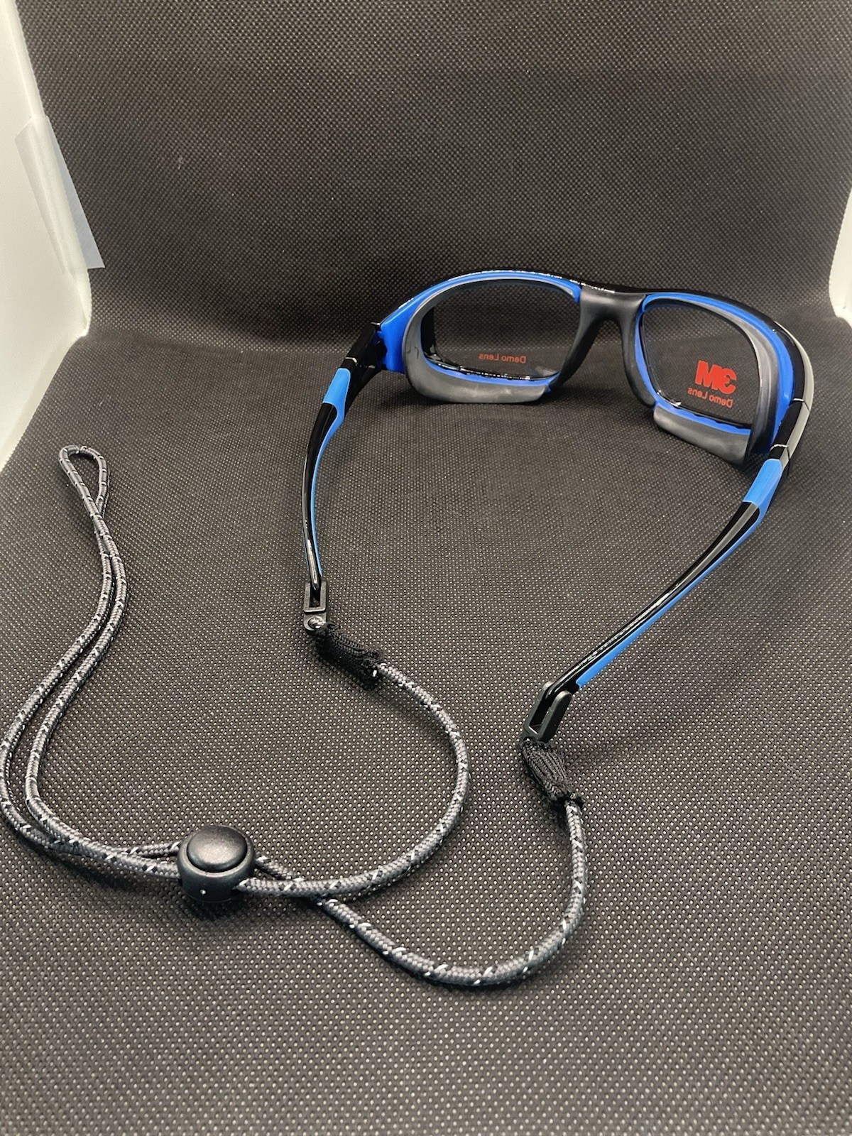Pentax Demo Safety Goggles ZT35 125mm Z87-2+ (Black/Blue) With Attachments
