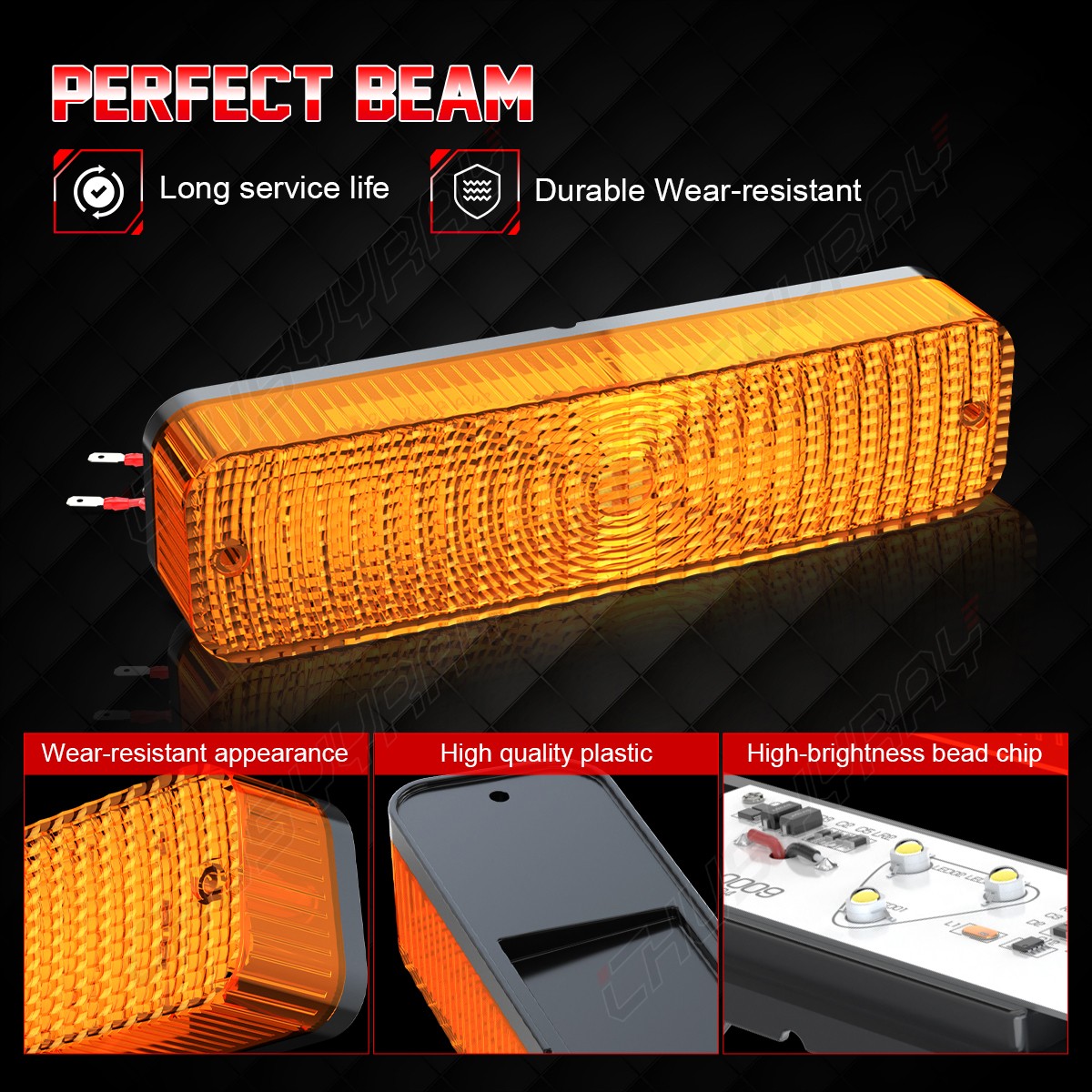 4 Pcs LED Flashing Cab Light AR60250 for Deere 4030 4240 4440 4250 4255