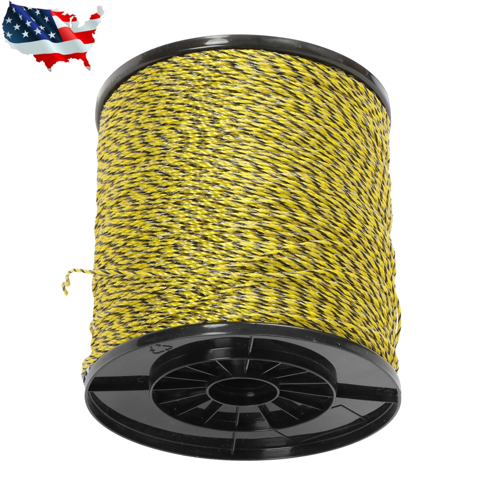 Electric Fence Wire, 3500Ft 1/8″ , Polywire fit for Portable Livestock Fencing