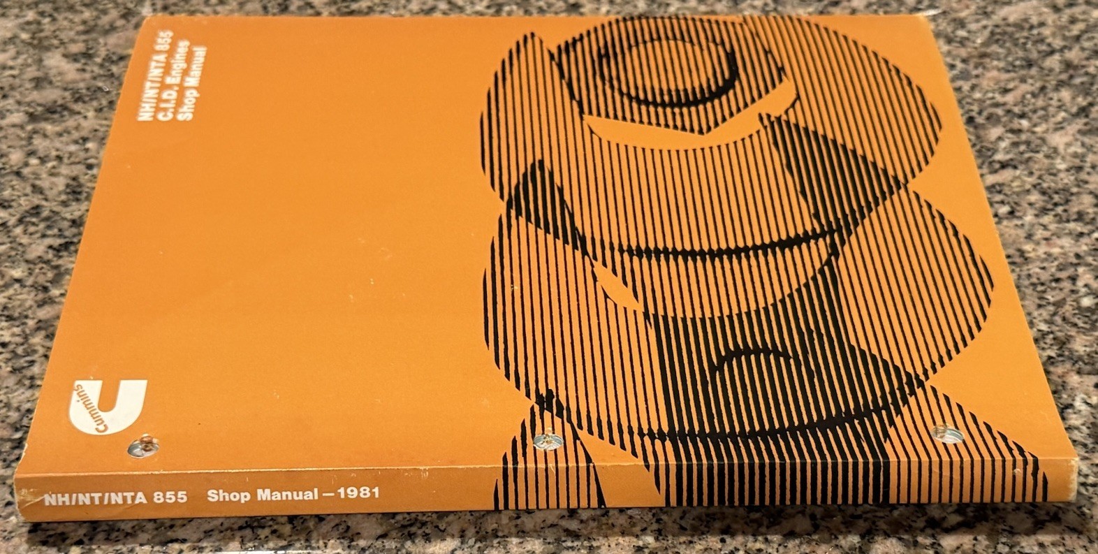 CUMMINS NH NT NTA 855 C.I.D ENGINE SERVICE SHOP REPAIR MANUAL 1981