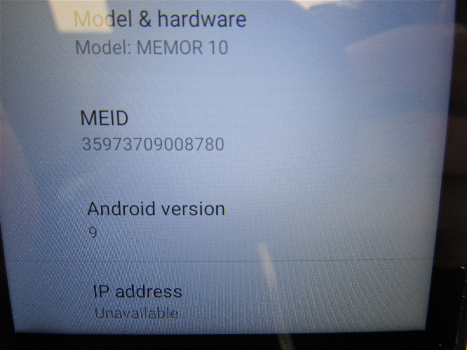 Datalogic Memor 10 Mobile Computer 944350004 Android 9 with Battery