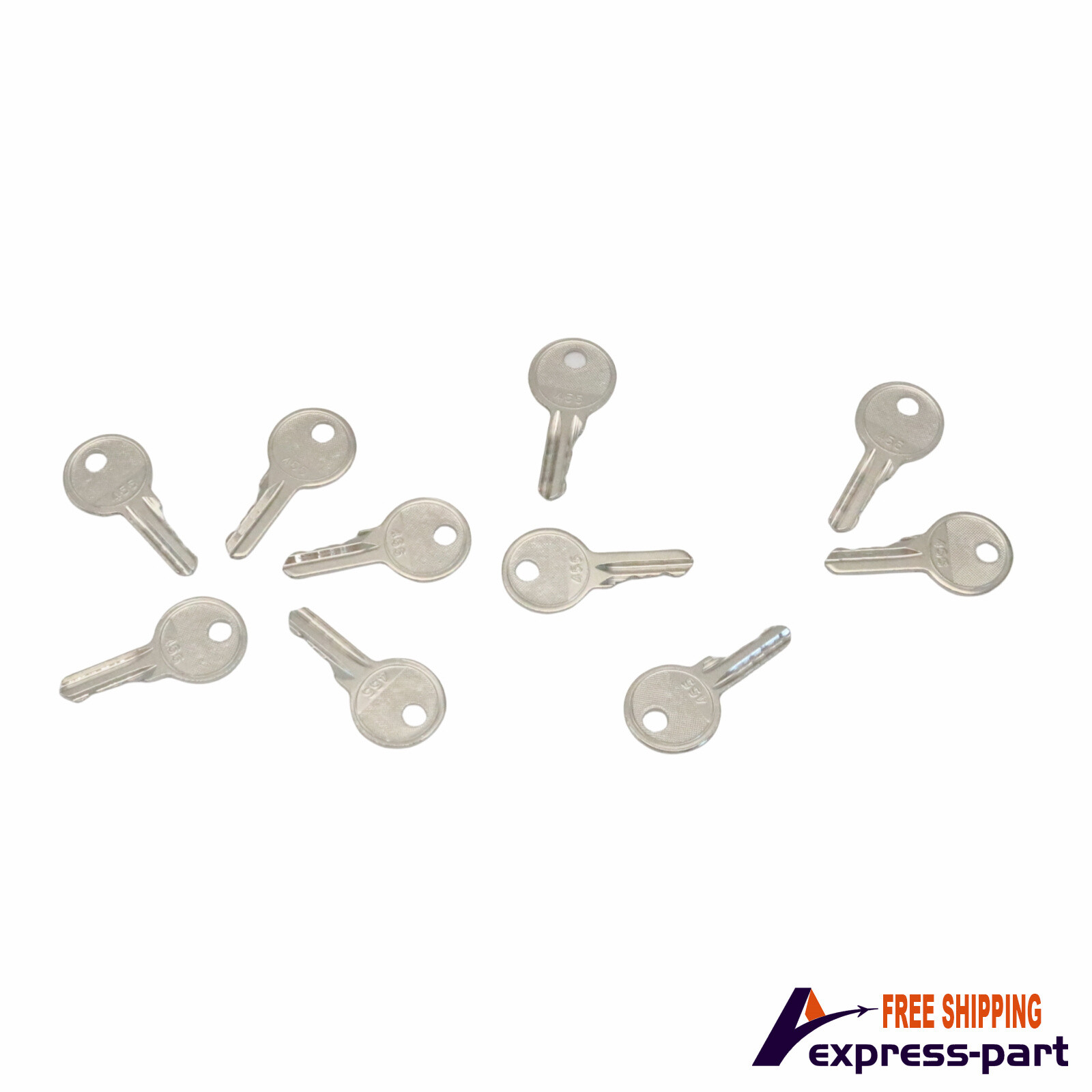 NEW 10 Keys 455 104466 FOR Genie Skyjack Snorkel Terex Vermeer Upright Lifts