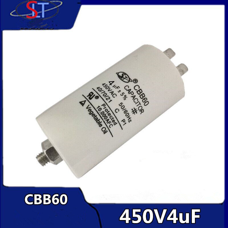 START RUN MOTOR CAPACITOR WATER PUMP COMPRESSOR AIR CONDITIONING 450v μF CBB60