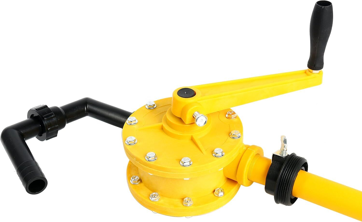 Rotary Barrel Pump Manual Pump Oil Fuel Transfer Pump for 5 to 55 Gallon Barrels
