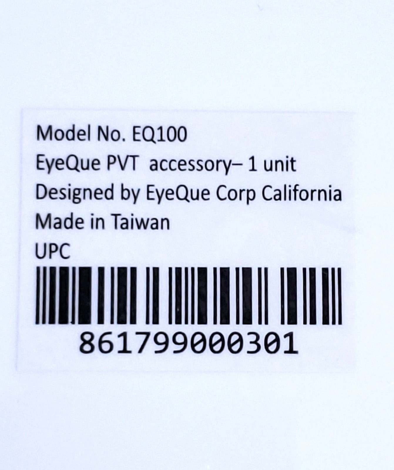 EyeQue Personal Vision Tracker ‘SEALED’ Ophthalmic Refractometer Home Test EQ100