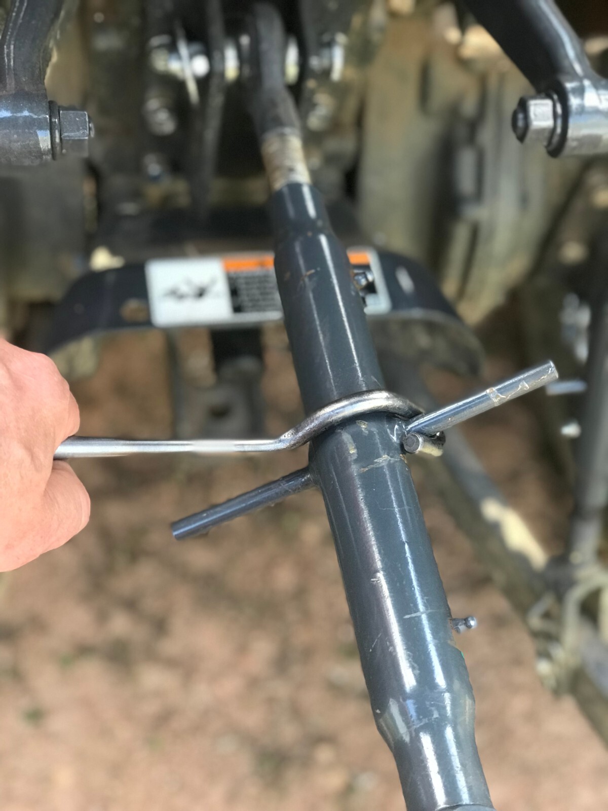 Top link/side link spanning wrench for tractors, Kubota and other, adjustment