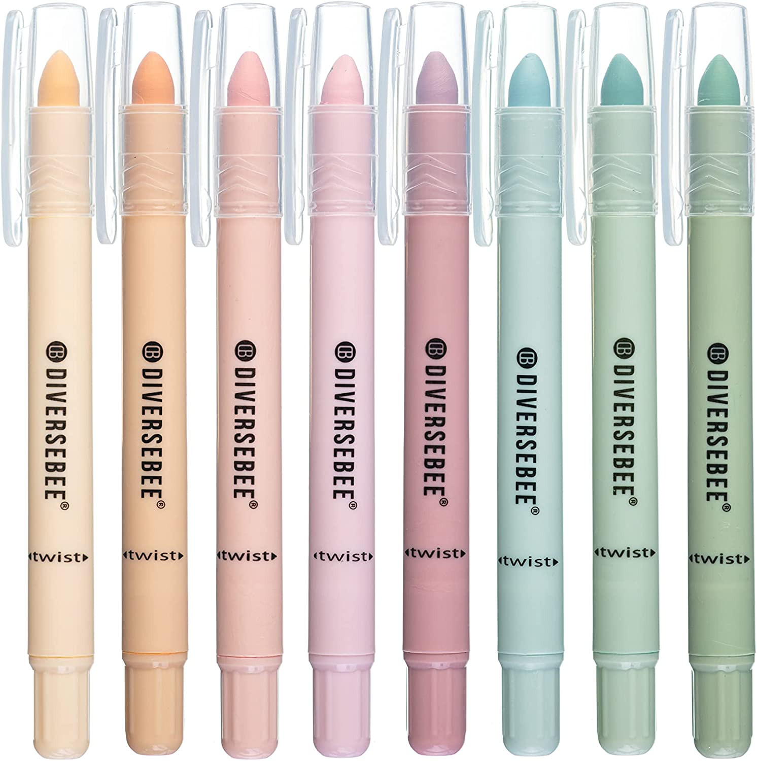 Bible Highlighters and Pens No Bleed, 8 Pack Assorted Colors Gel Highlighters Se