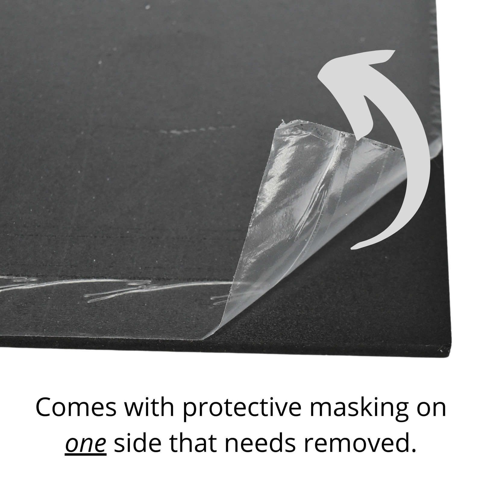BuyPlastic Black Expanded PVC Plastic Sheet 3mm (1/8″) x 12″ x 24″