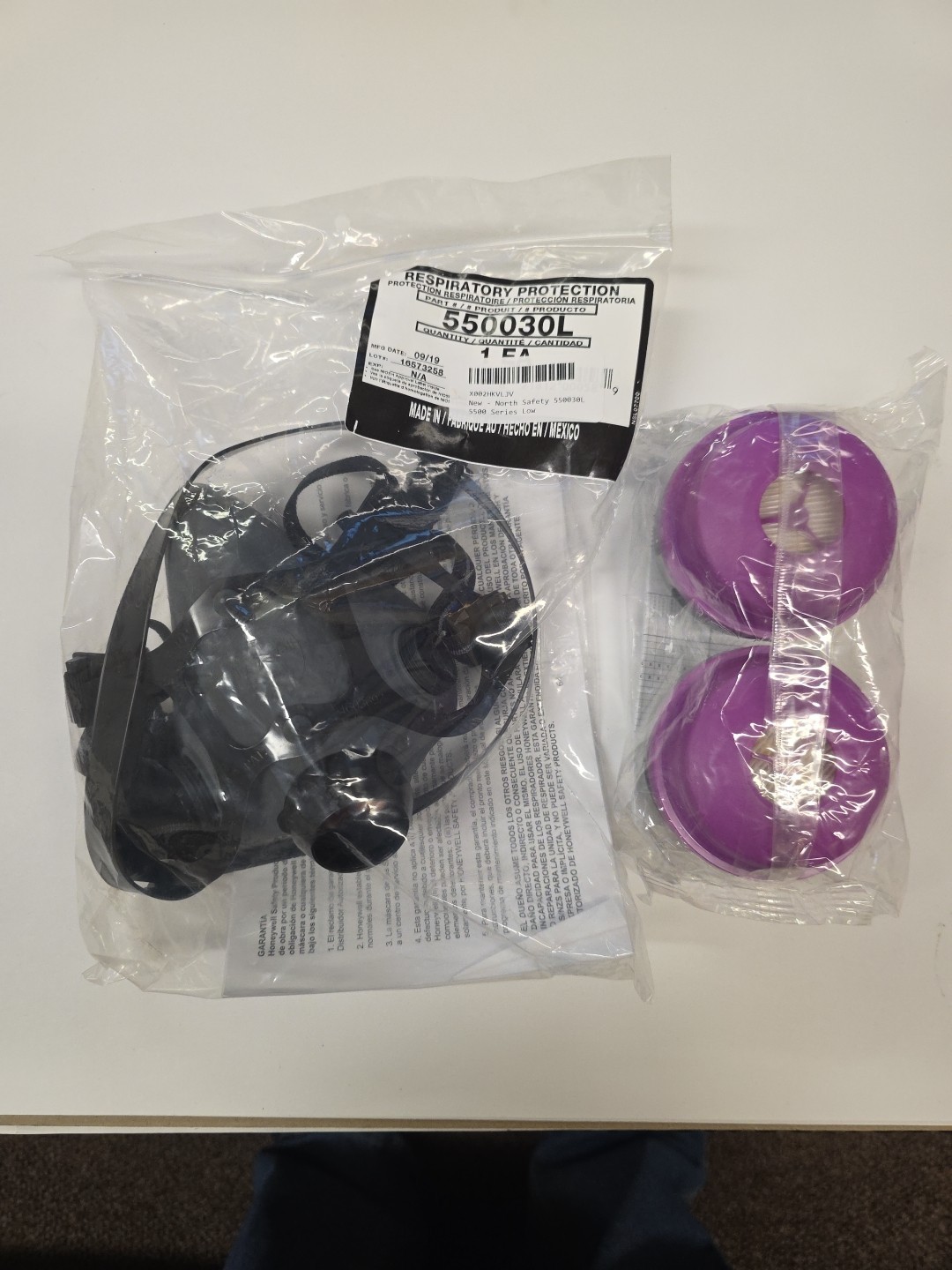 Respiratory Protection 550030l With 2 Filters