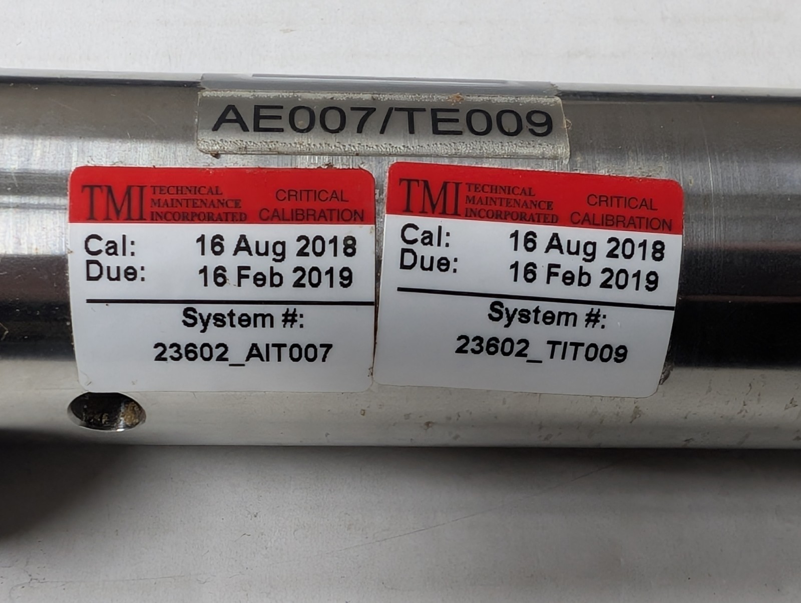 Optek Danulat ACF60-SU-35 Inline Conductivity Sensor S/N 82834 Bioprocess