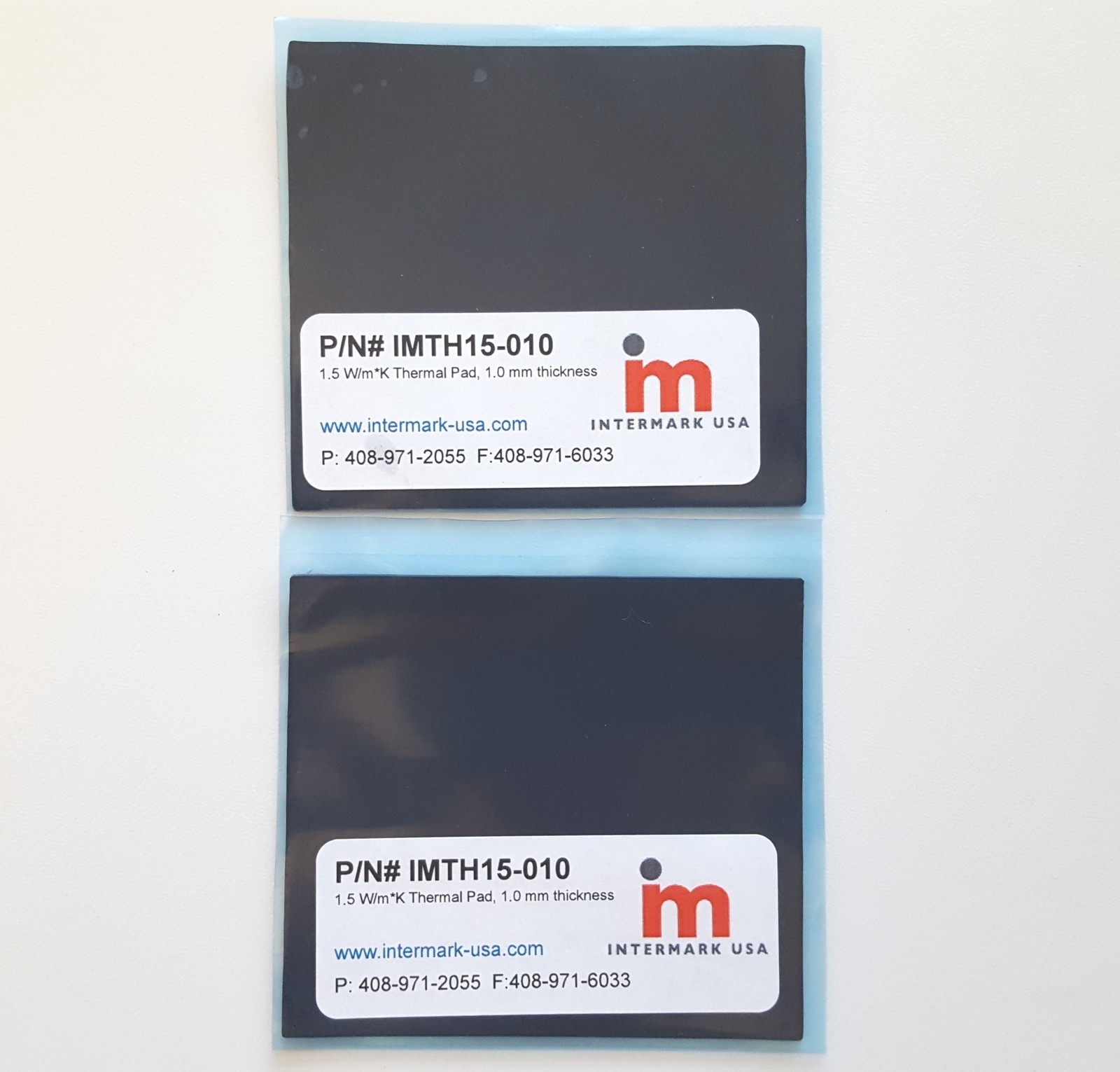 KGS Intermark IMTH15-010 Silicone Thermal Pad 1.5W/mK 1.0mm thick 2.5″x3.0″ 2pcs