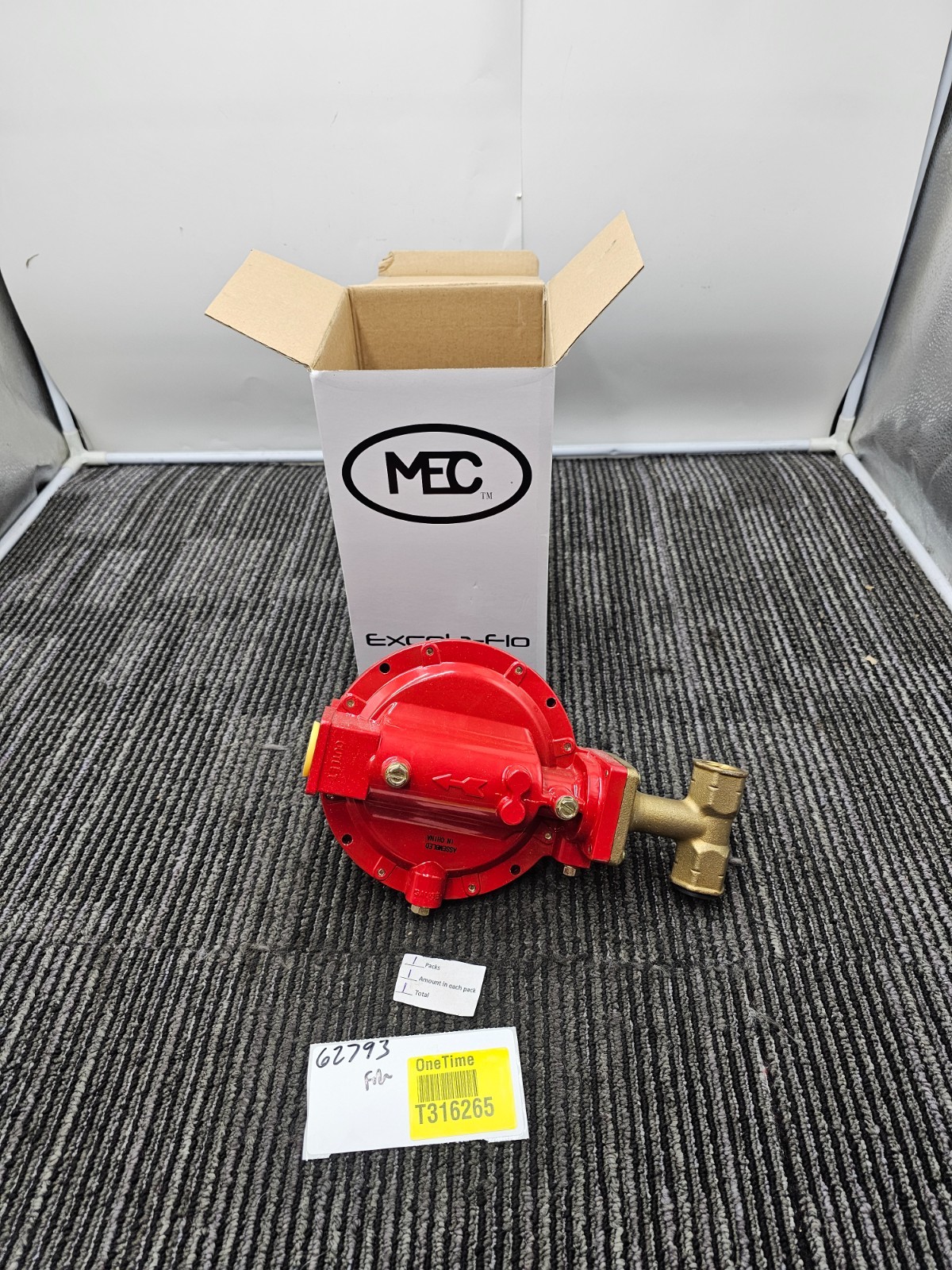 MEC MEGR-1622HT-JGJ Excela-Flo First Stage LP Gas Regulator 8.0-12.0 PSI