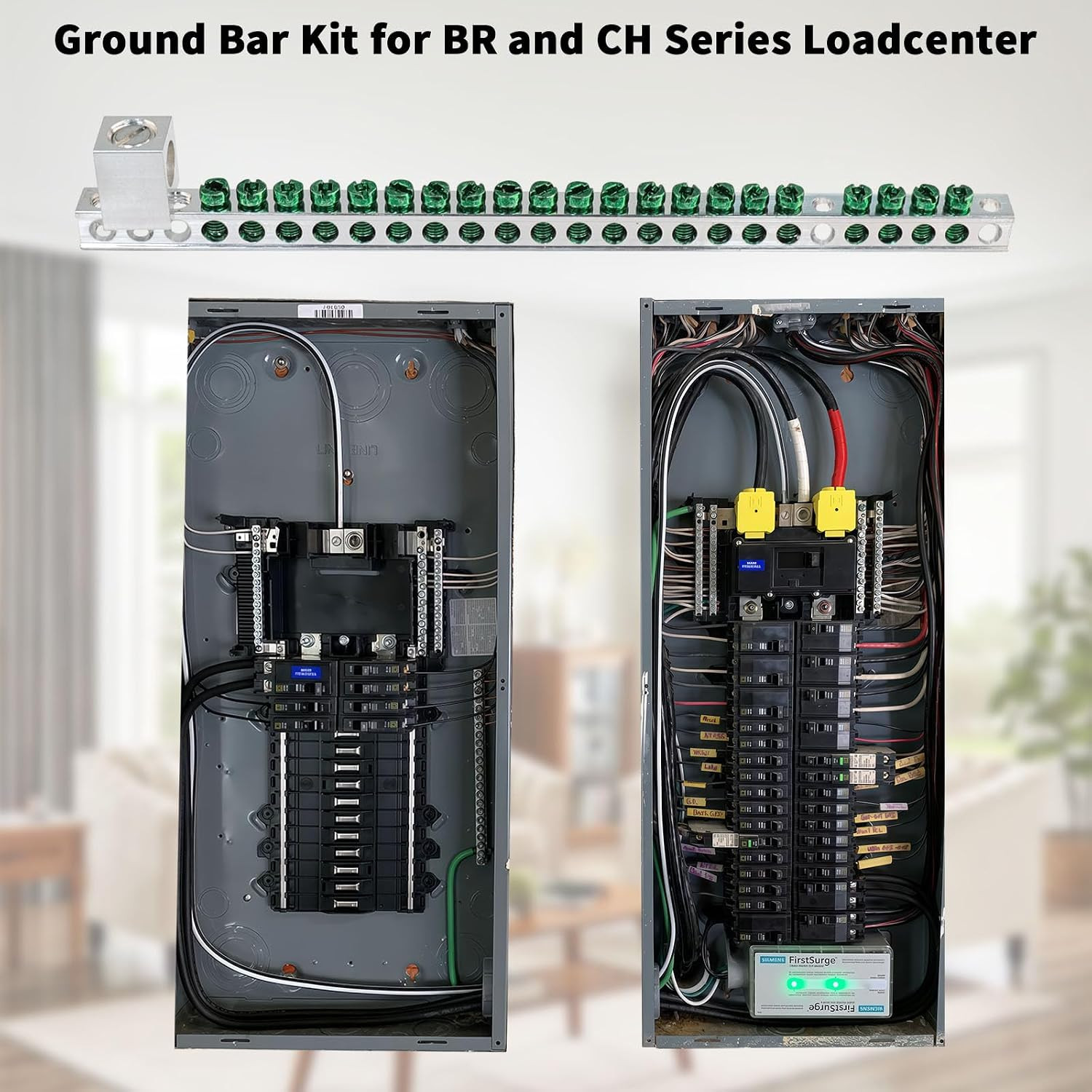 Eaton Ground Bar Kit, 21-Terminal for BR and CH Series Load Centers