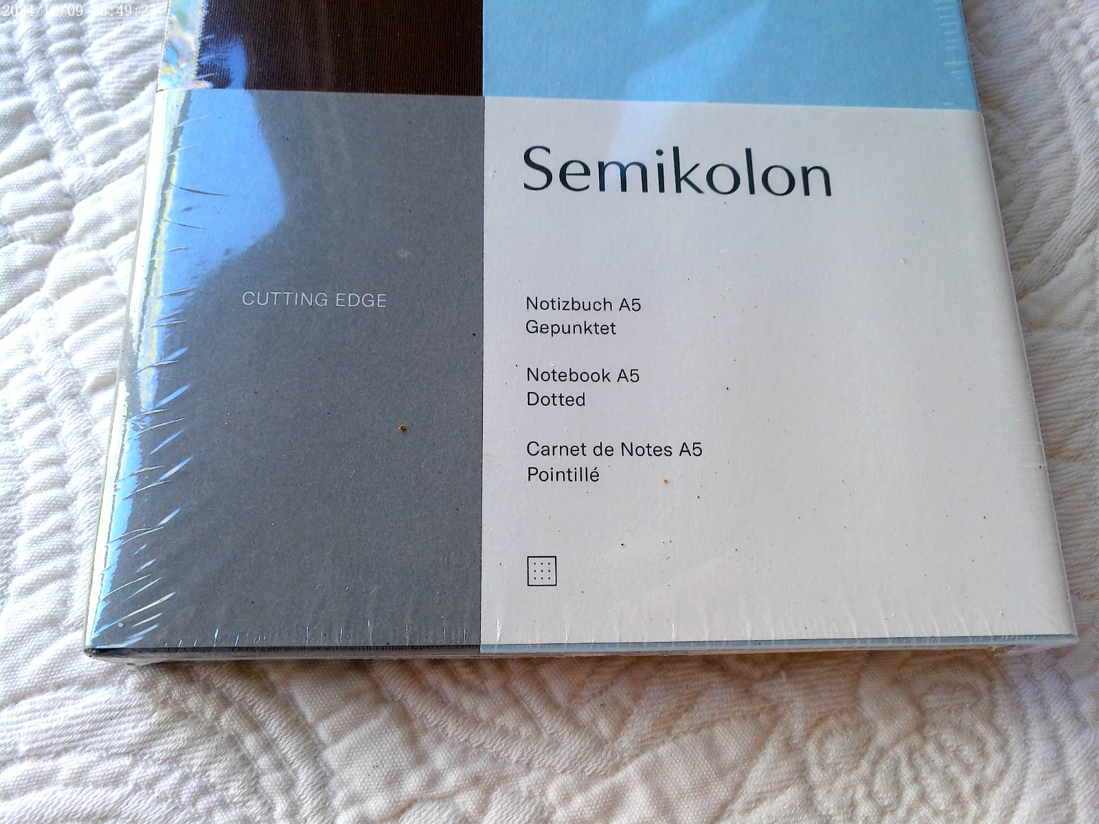 SEMIKOLON CUTTING EDGE DOTTED NOTEBOOK A5 NEW SEALED 176 PAGE FINE SWEDISH PAPER