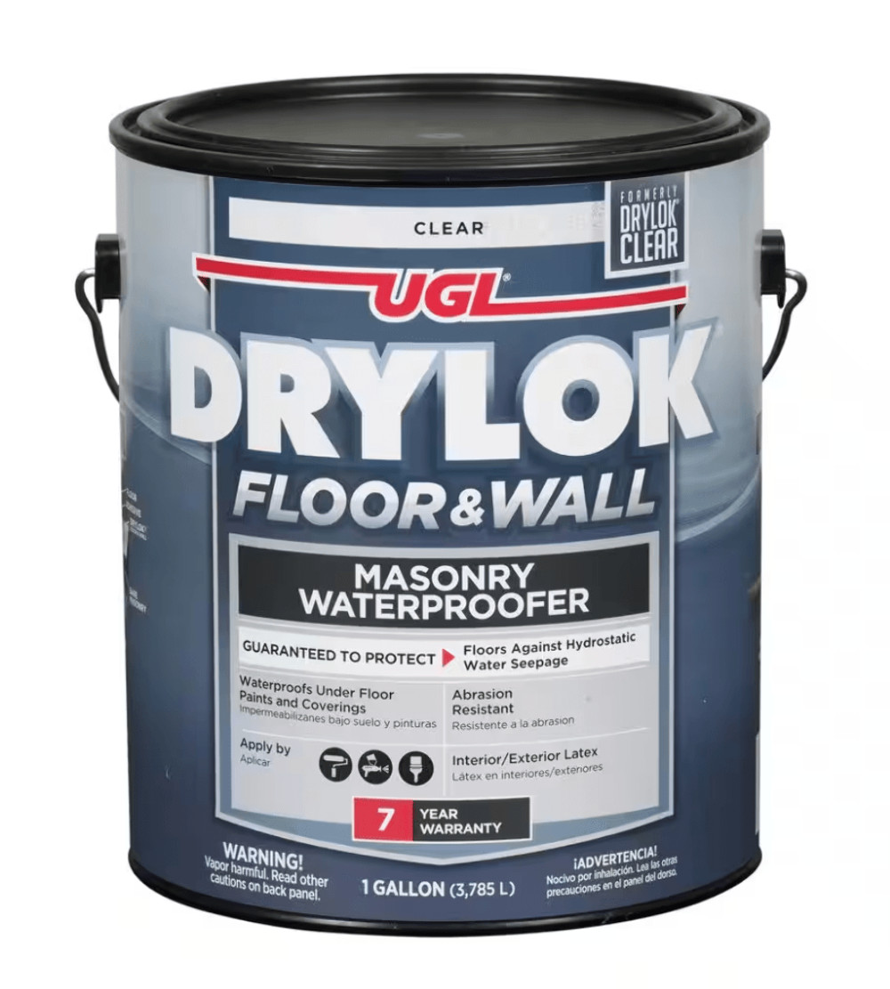 Drylok 1 gal. Clear Interior Exterior Floor Wall Basement Masonry Waterproofer G
