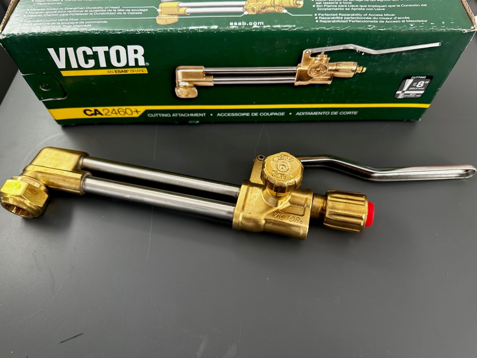 VICTOR Cutting Torch Set CA2460+, 315FC+and 2 Tips. NEW NEVER USED