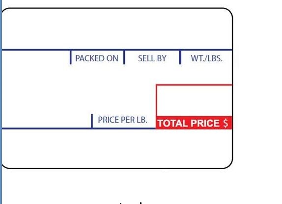 Thermal Label for Detecto DL1060P, 1 Case (12 ROLLS) 6600-3001