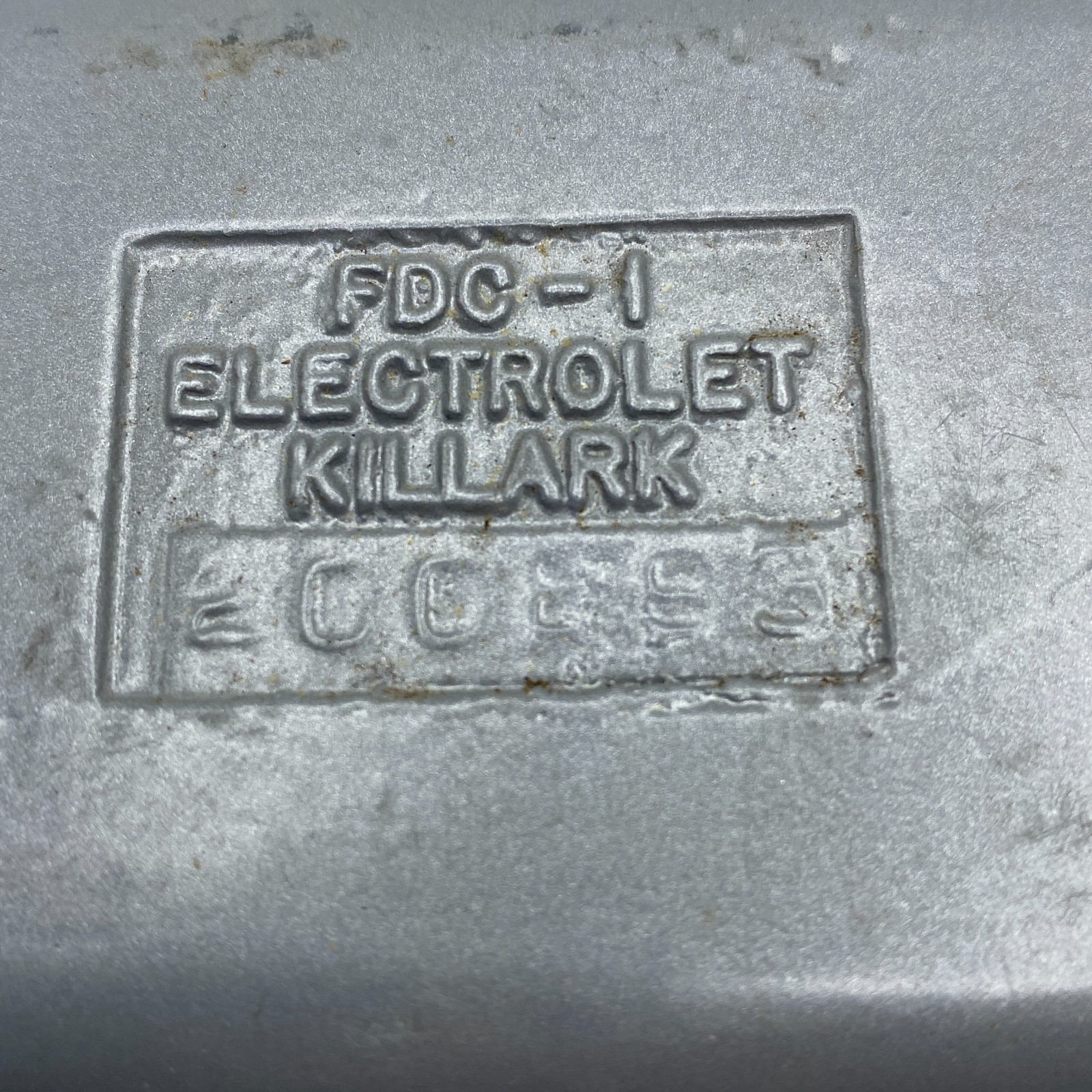 KILLARK FDC-1 ELECTROLET OUTLET BOX CONDUIT 4782S, C-14003, P/N 061504 FDC1