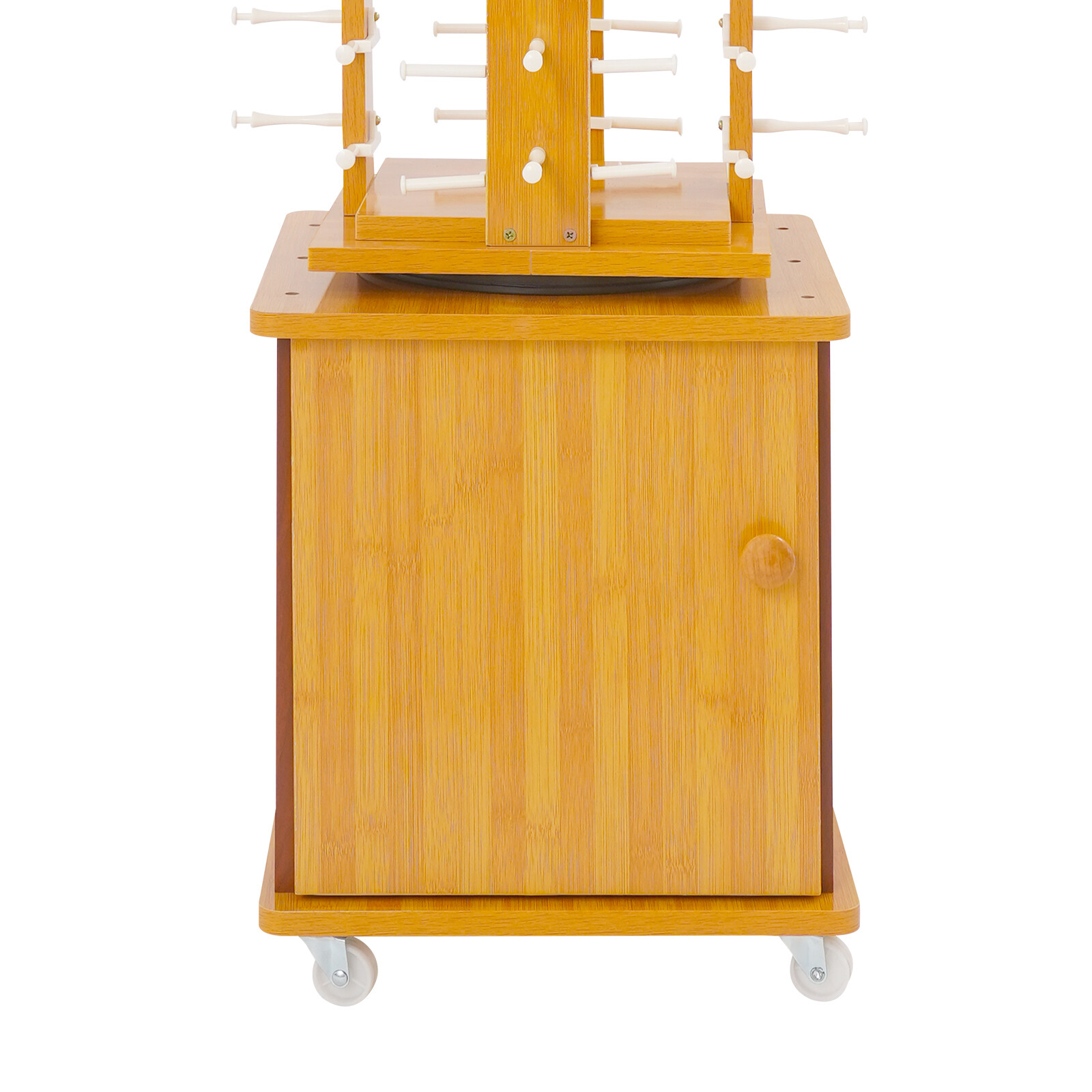 72-Pair Eyeglass Display Rack, Floor-standing Rotating Glasses Storage Display