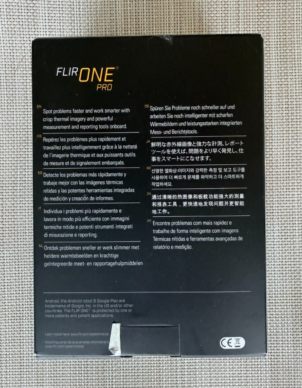 FLIR One Pro Thermal Camera for Smartphones (Android) – Brand New Sealed