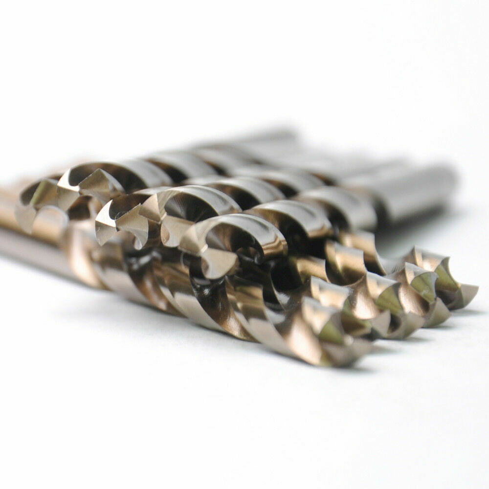 Drillforce 20PCS 1/16″-1/2″ Cobalt Drill Bit Set HSS M35 Metal Wood Drill Bits