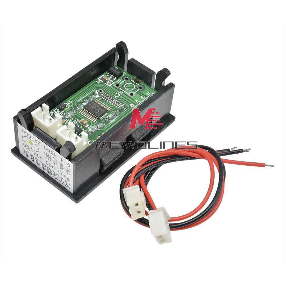 5-Digit DC 0-4.3000-33.000V Digital Blue LED Voltmeter Voltage Meter Car Panel