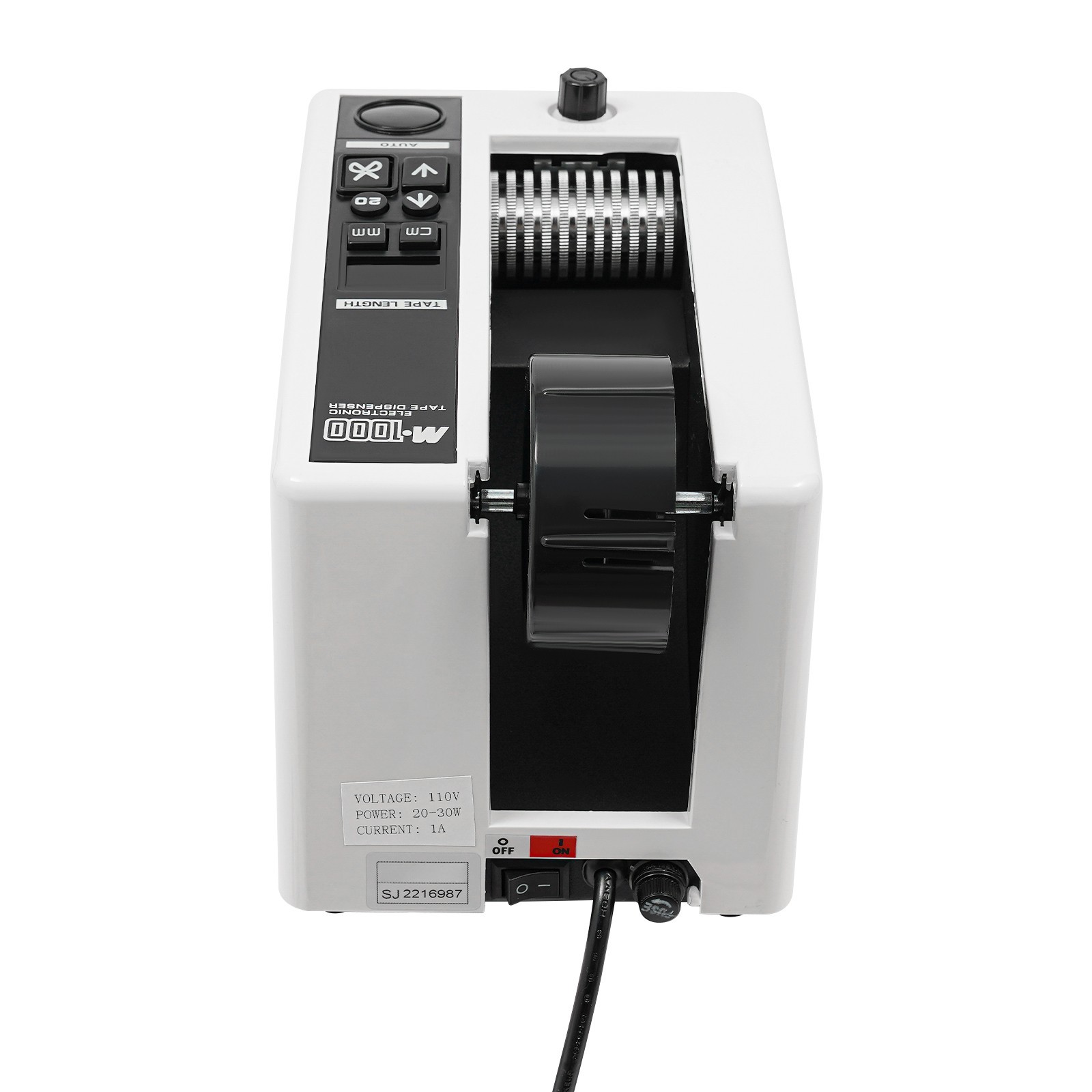 Automatic Electric Tape Cutter for Wrapping/Packing 0.79-39.33in Cutting Length