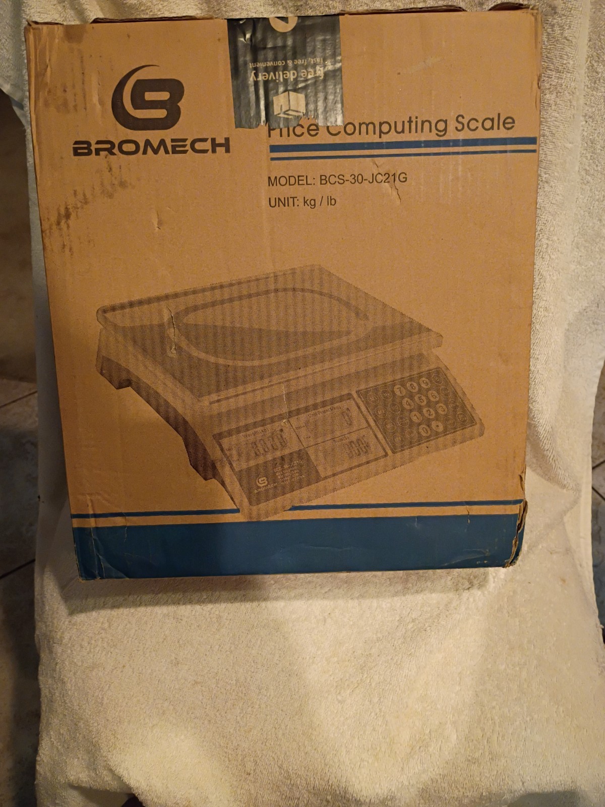 BROMECH 88lb/40kg Price Computing Food Scale with LCD Backlight, Not for Trade