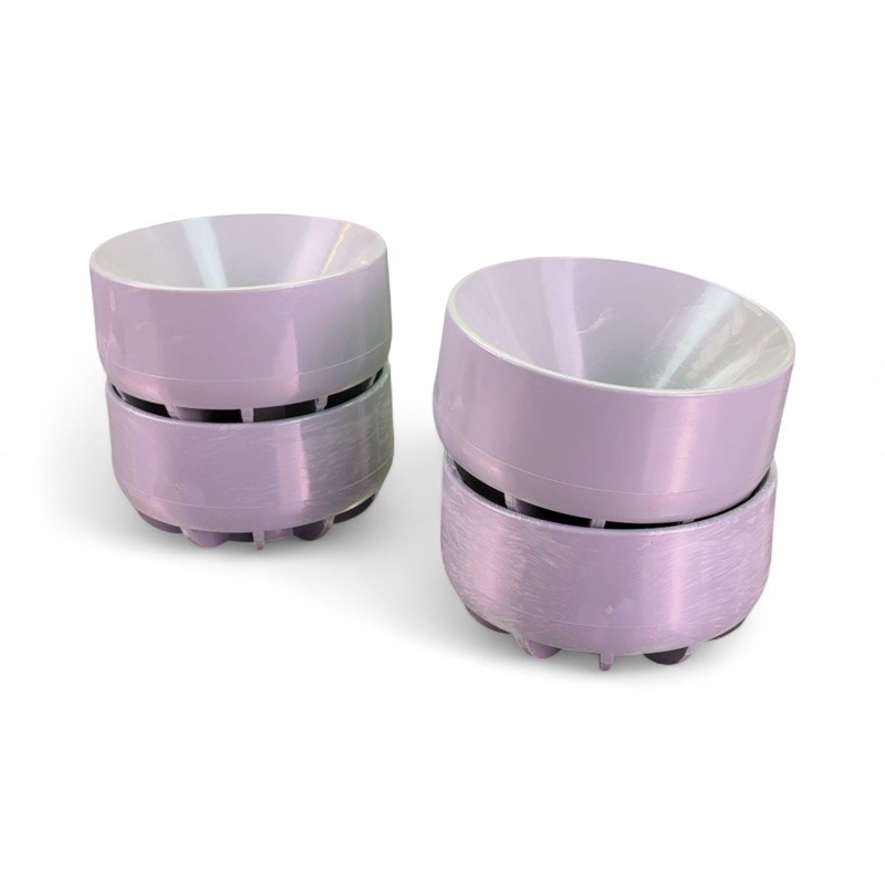 Thermo Scientific 95mm Diam TX-750 Rotor Grey Conical Bottle Adapters – Lot of 4