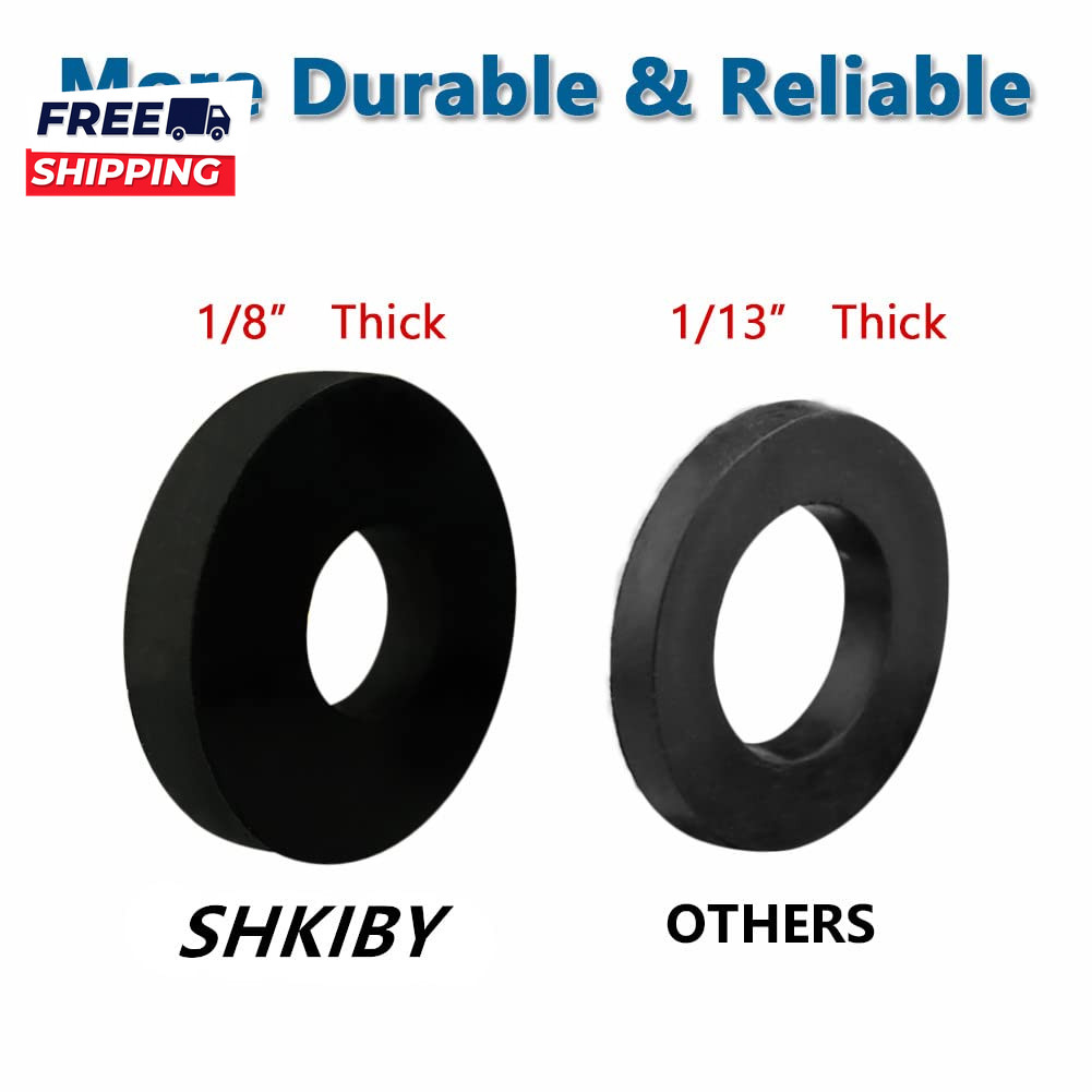 Heavy Duty Rubber Washers 25 Pcs Abrasion Resistant