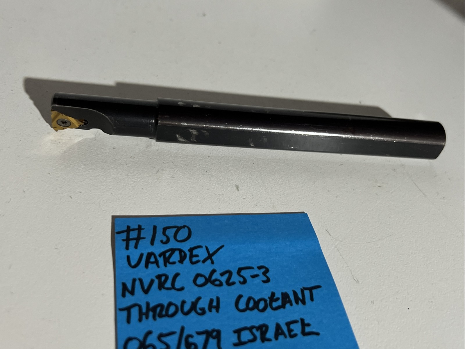 VARDEX ID Threading Boring BAR NVRC 0625-3 065/679 ISRAEL Indexible Carbide Lath