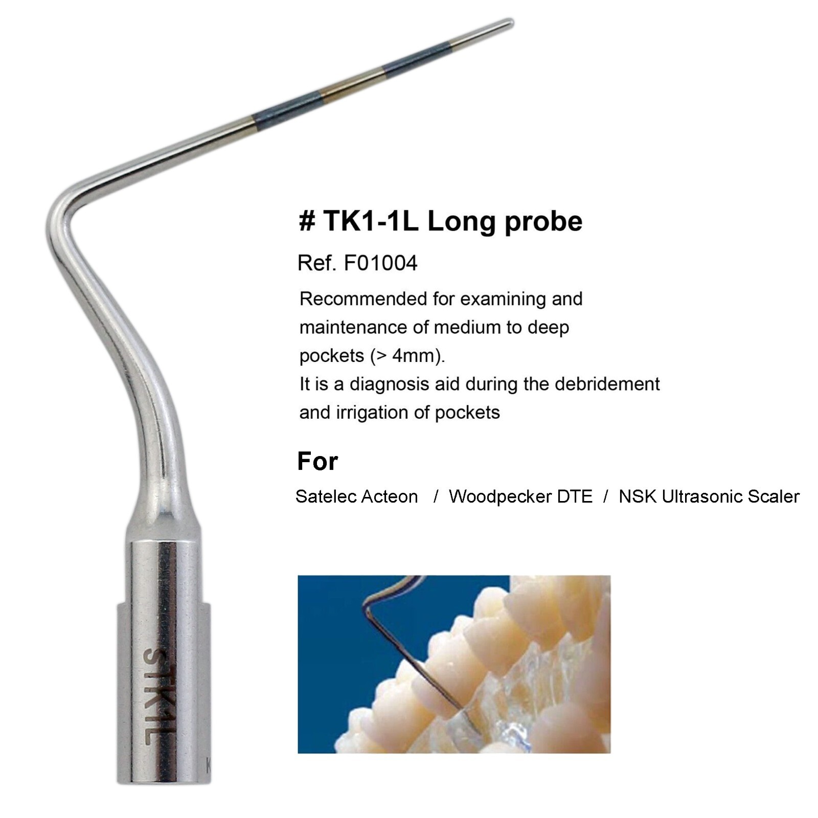 Dental Ultrasonic Scaler Handpiece P5 Newtron Slim B.LED For Satelec ACTEON Tips