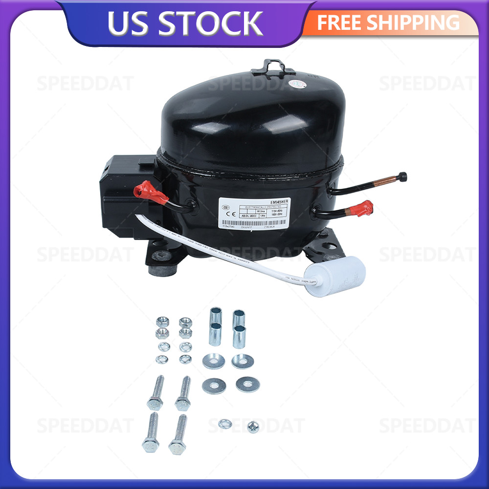 Compressor Assembly R-134A 115V 60Hz Fit Sub Zero Embraco EMU30HSC 700-6959 US