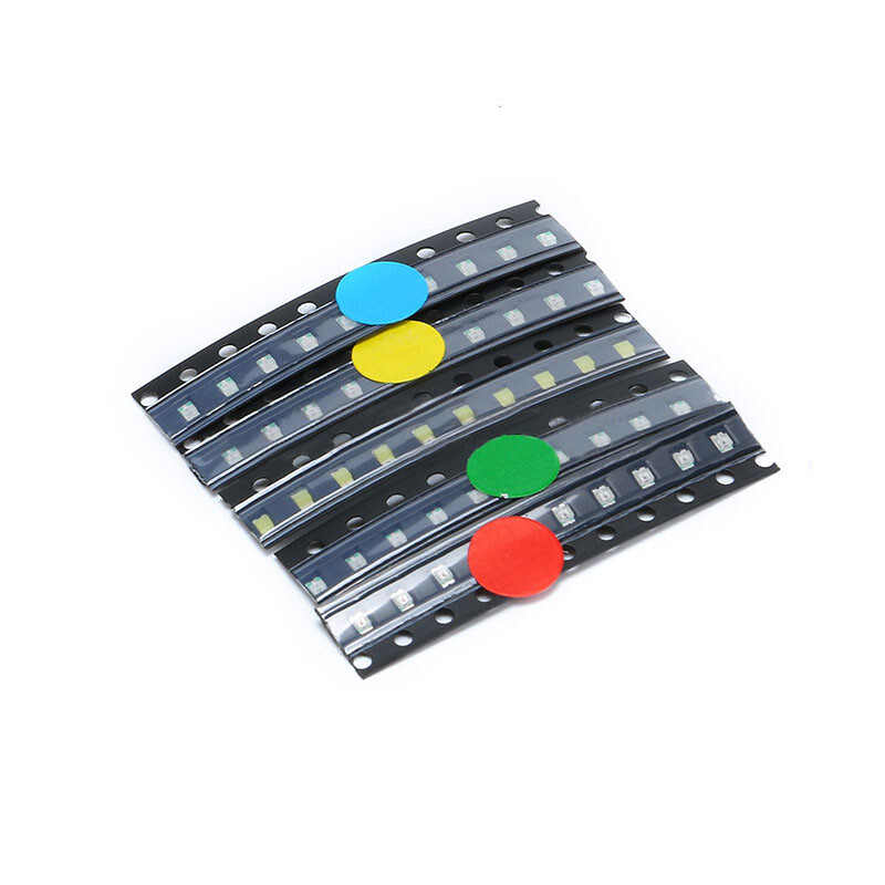 1 Set 0805 SMD LED 5 Colors 10Pcs/Color 50pcs In All Red Blue Green Yellow White