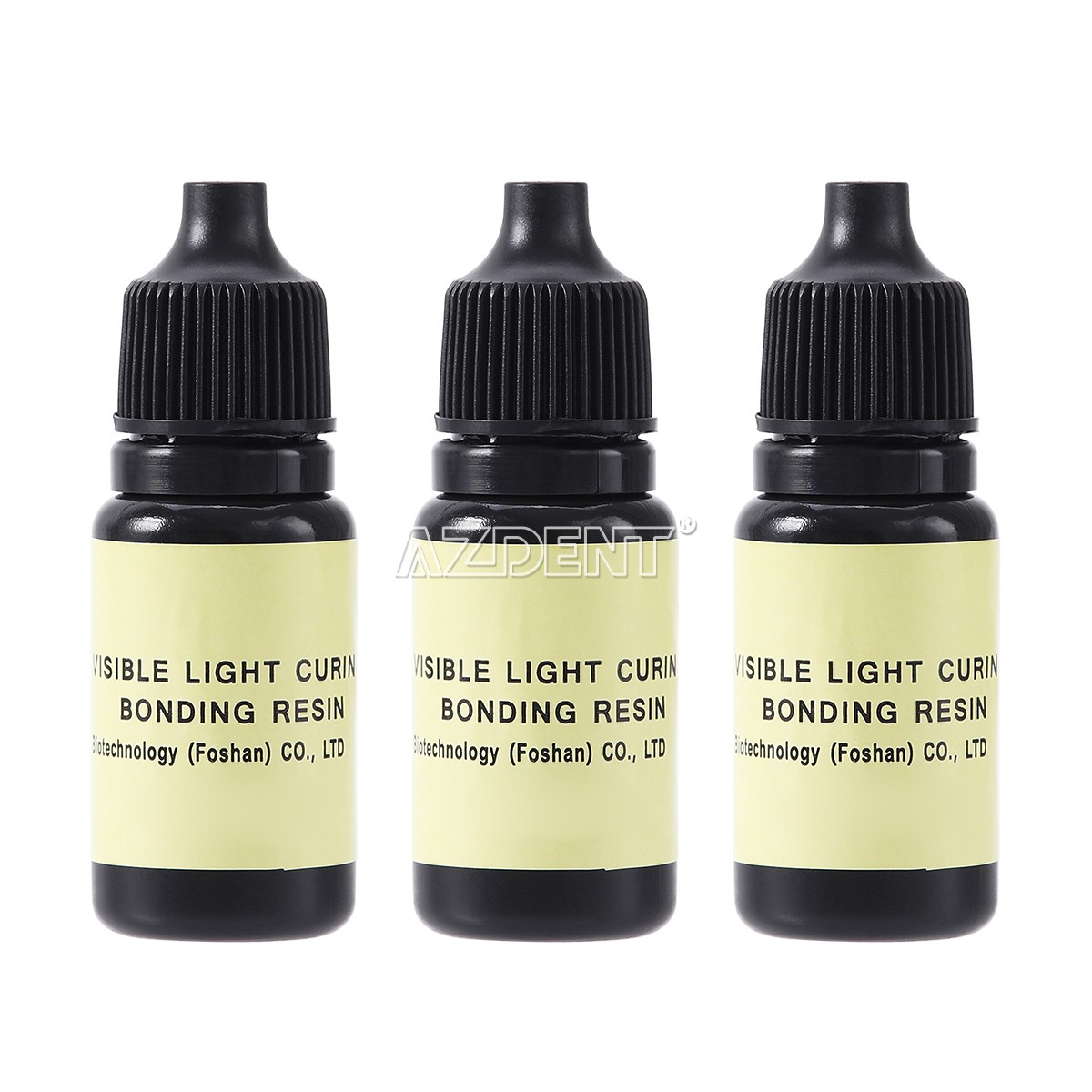Adhesivo dental de resina fotopolimerizable con luz visible para dentina esmalte