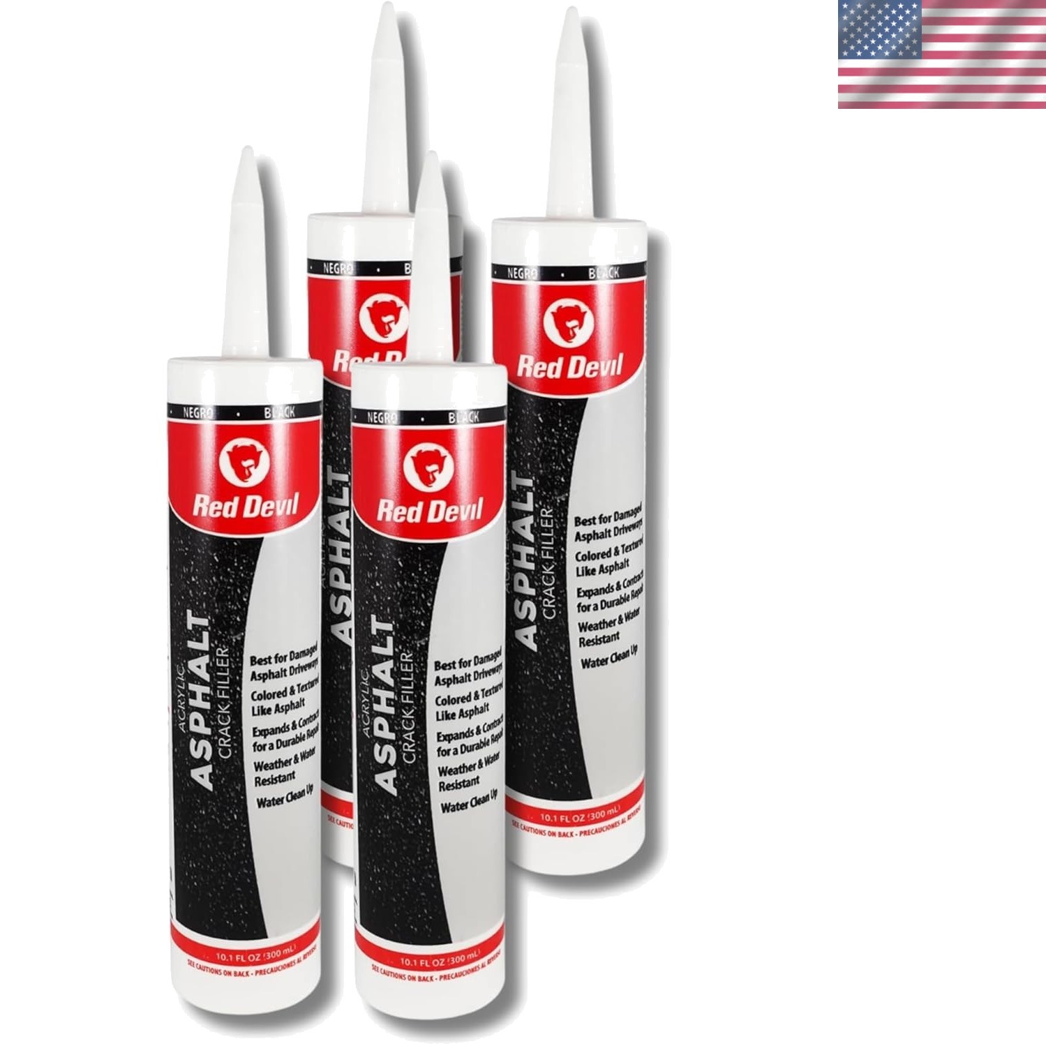 Asphalt Crack Filler Sealant – Black Acrylic Driveway Sealer for Cracks & Joi…
