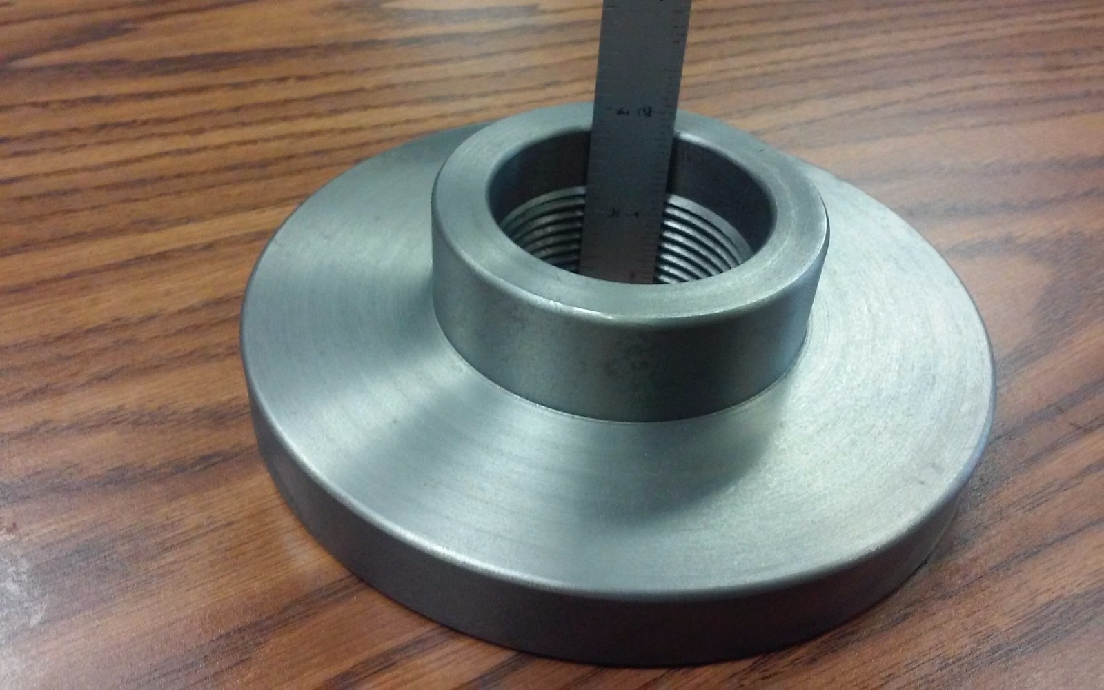 2-1/4″-8 Semi-Finished adapter Plate for 6″ LATHE CHUCKS #ADP-06-214SM- NEW