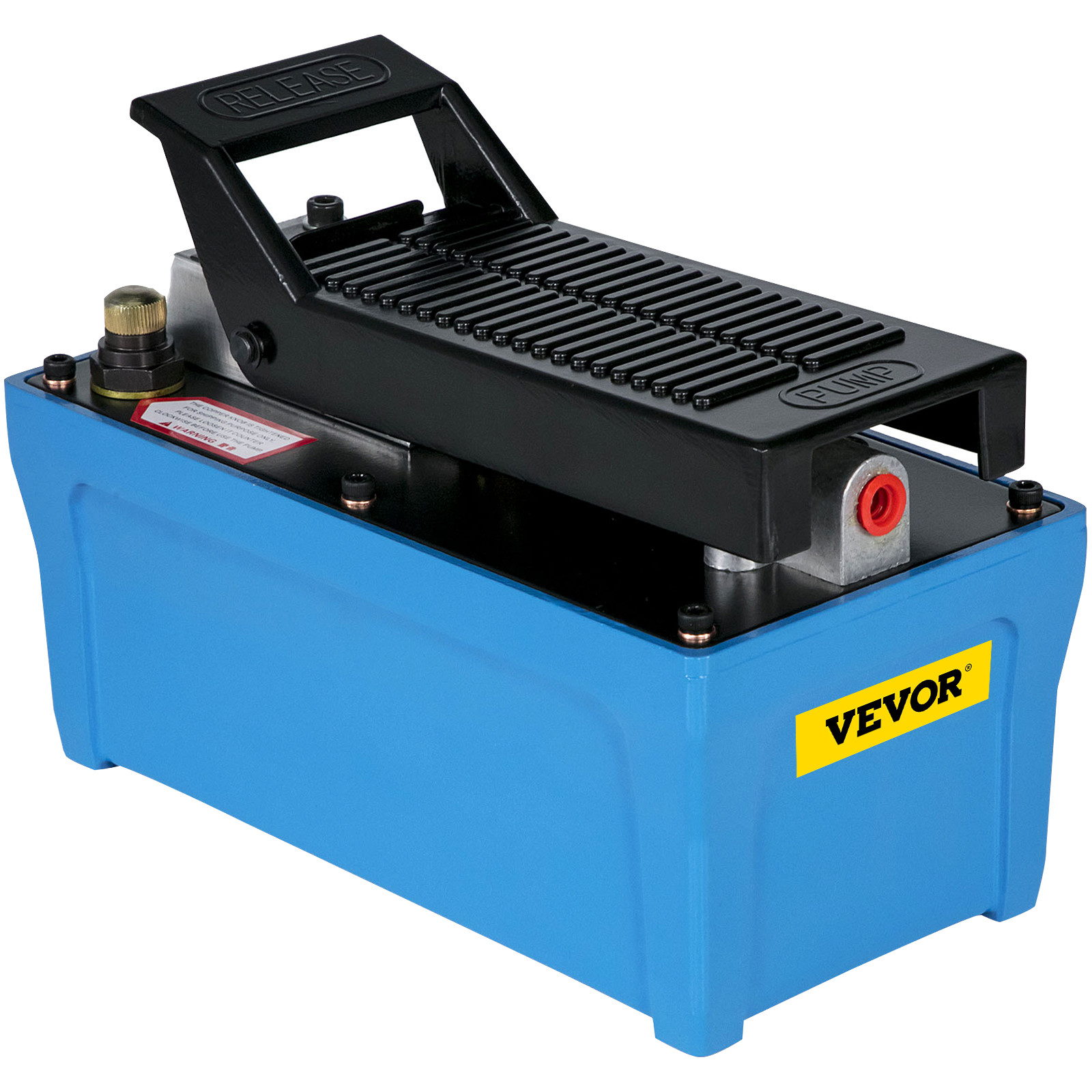 10000PSI Air Hydraulic Foot Operated Pump with 6.56FT Hose Single Acting