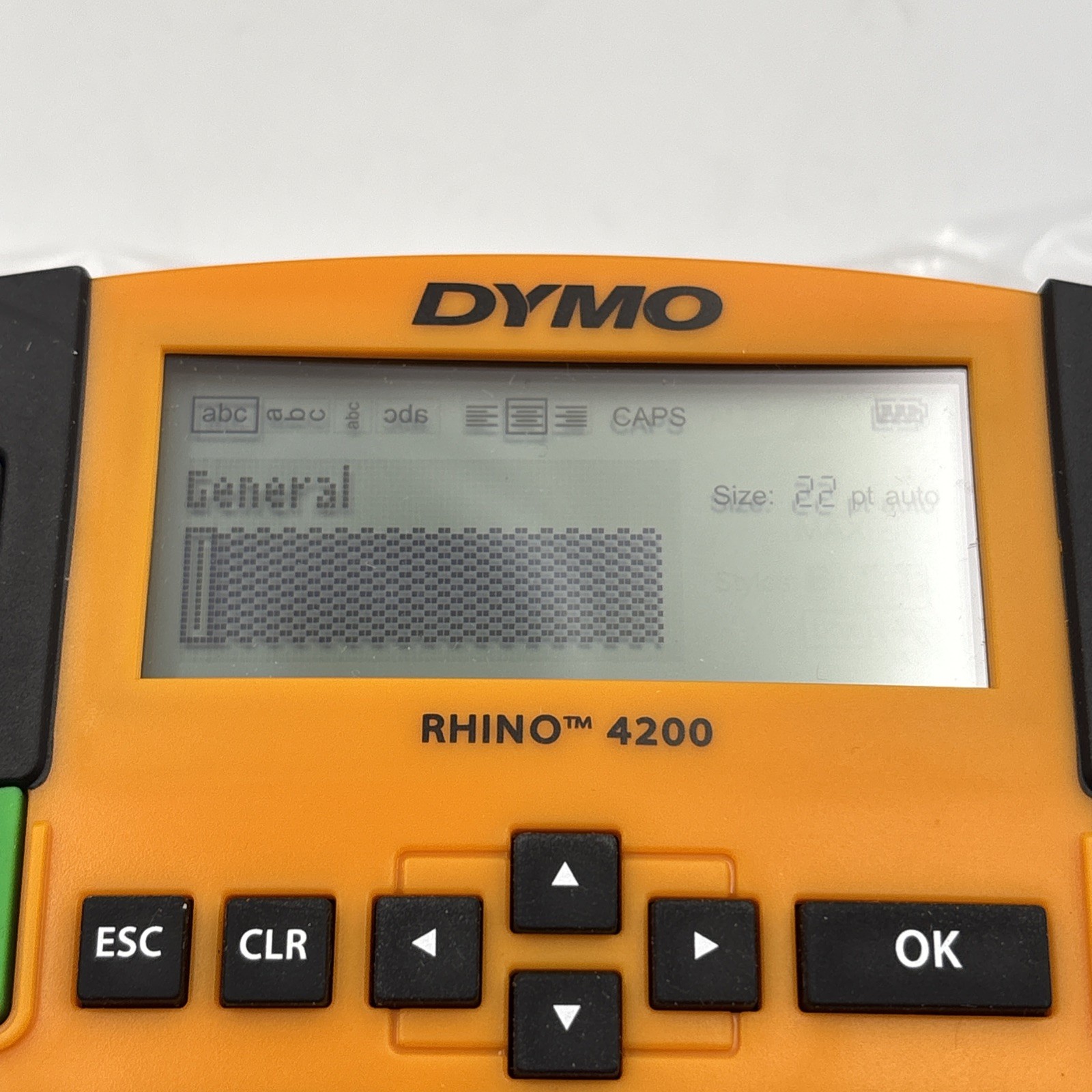 DYMO Rhino 4200 Industrial Label Maker Printer – Open Box, Unit Only No Tape