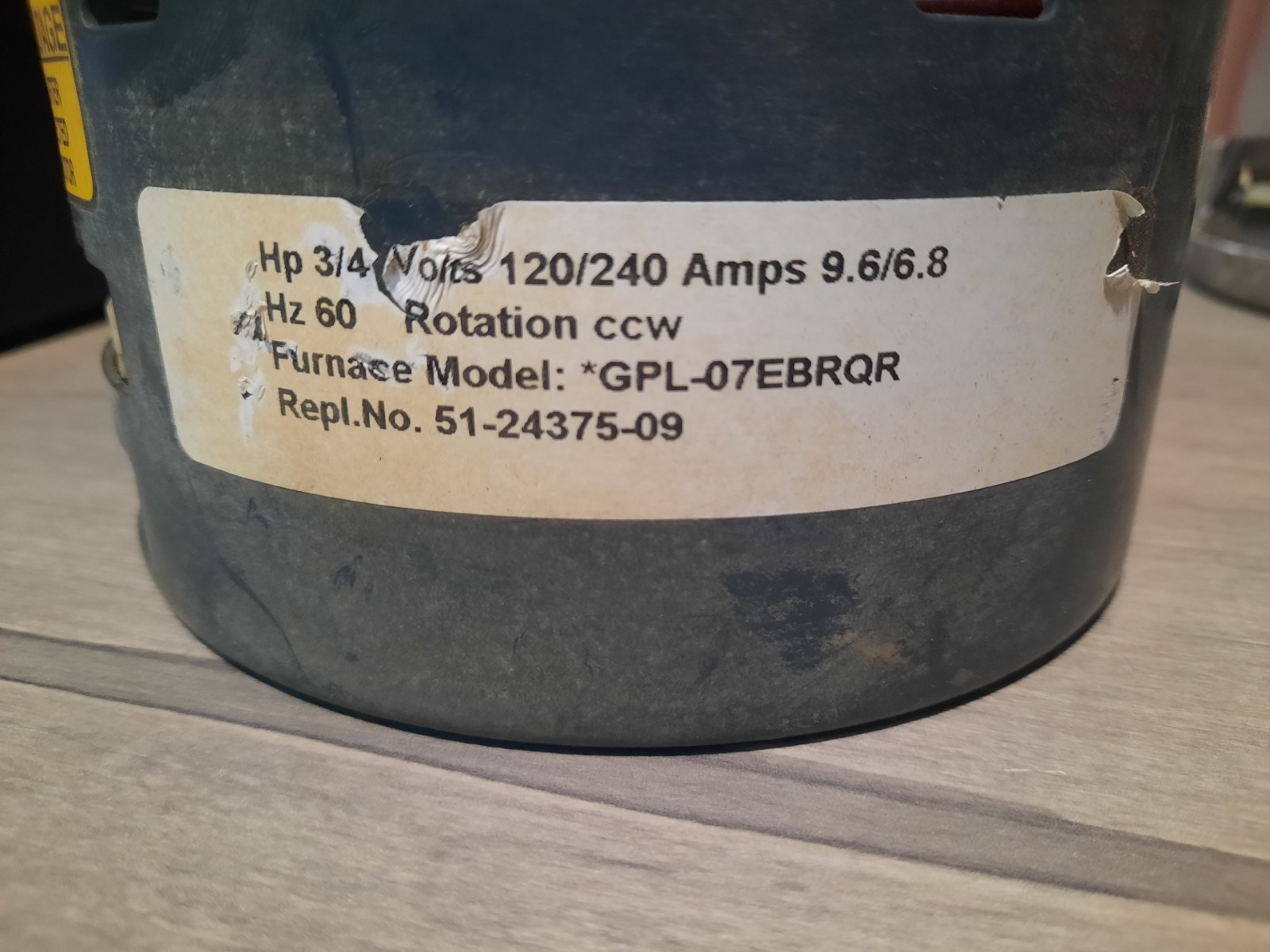 GE RHEEM MODULE 3/4 HP FOR 51-24375-09 DG02 (9676) A7 AM