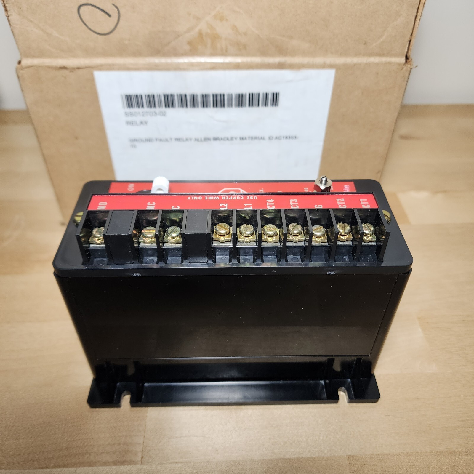 Allen-Bradley 1409-DOBD Arcing Ground Fault Relay Class II 1-6A 460VAC 50HP