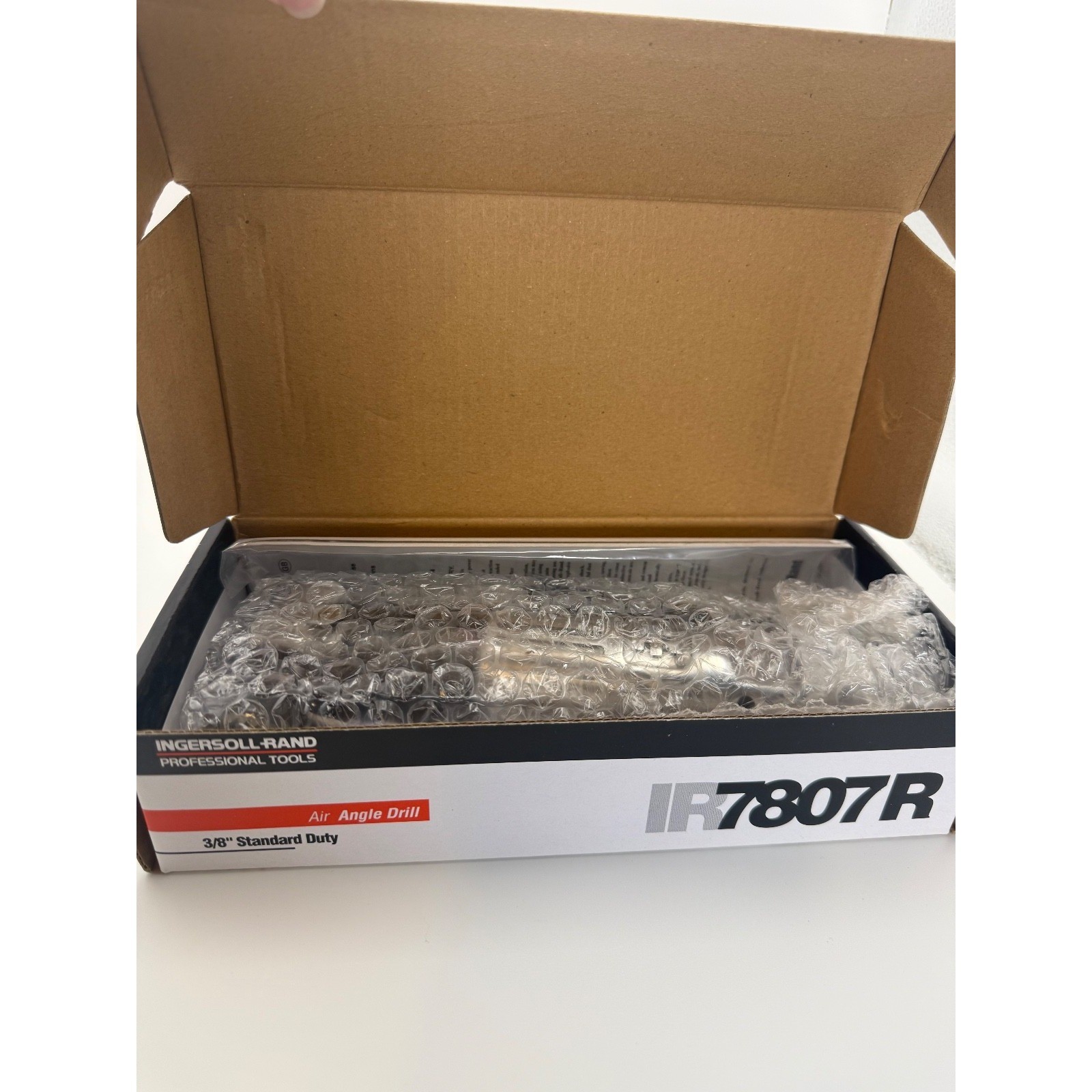 Ingersoll Rand NEW IR7807R 3/8″ Right Angle Reversible Air Drill 1800 RPM NIB