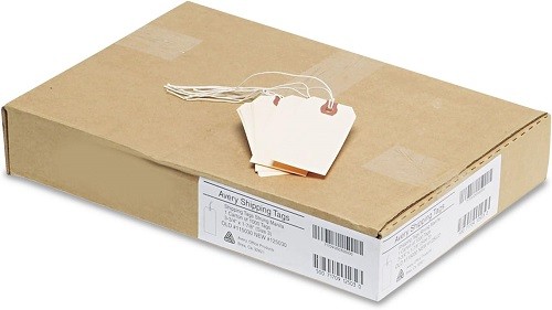 Manila Shipping Tags – Strung Manila 3-3/4×1-7/8in Strung 1000/BX – 1EA