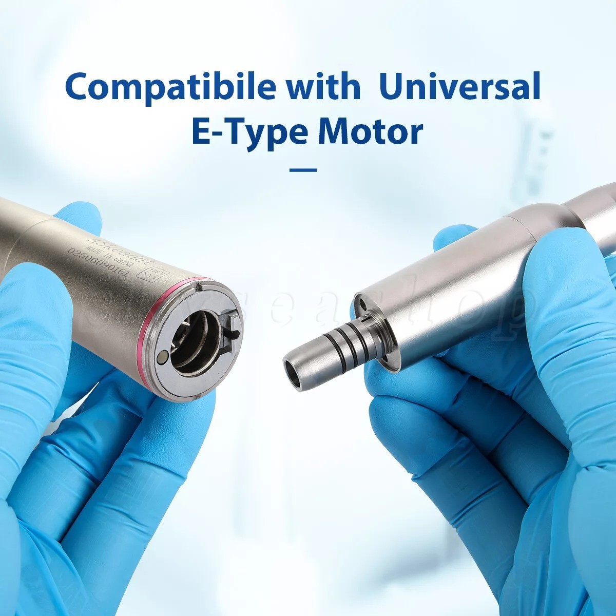 Dental 1:5 LED Fiber Optic Electric Handpiece Contra Angle / Cartridge Turbine