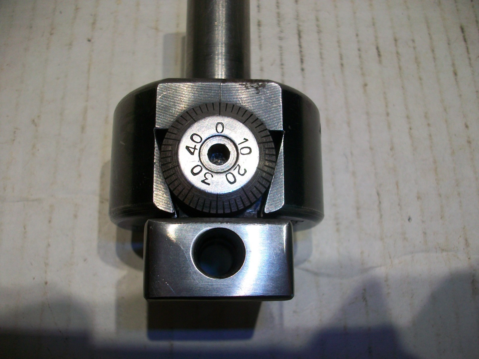 VINTAGE BRIDGEPORT No.1 Indexable FLY CUTTER 3/4″ SHANK with cutter bits