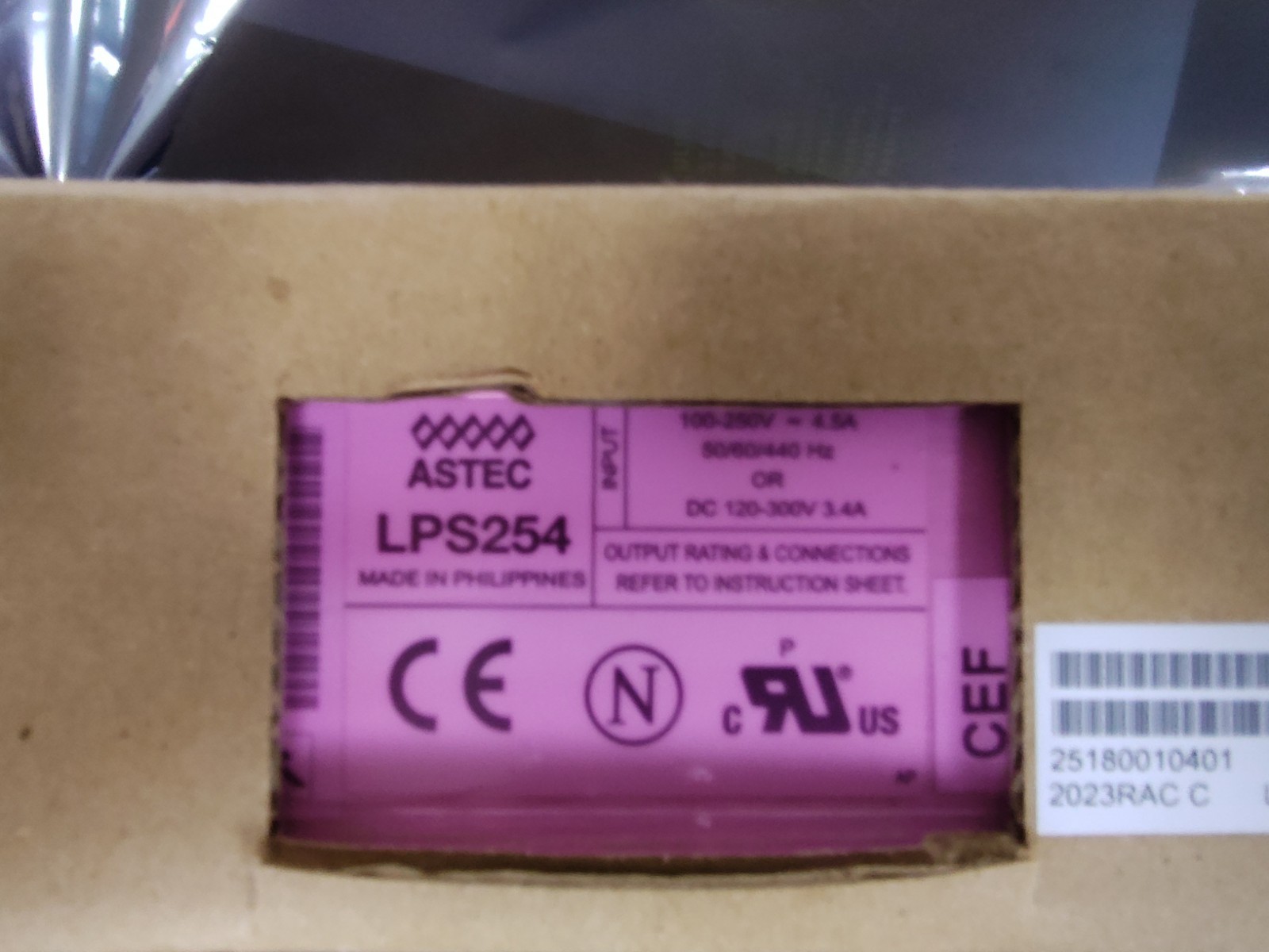 Astec LPS254-C Power Supply
