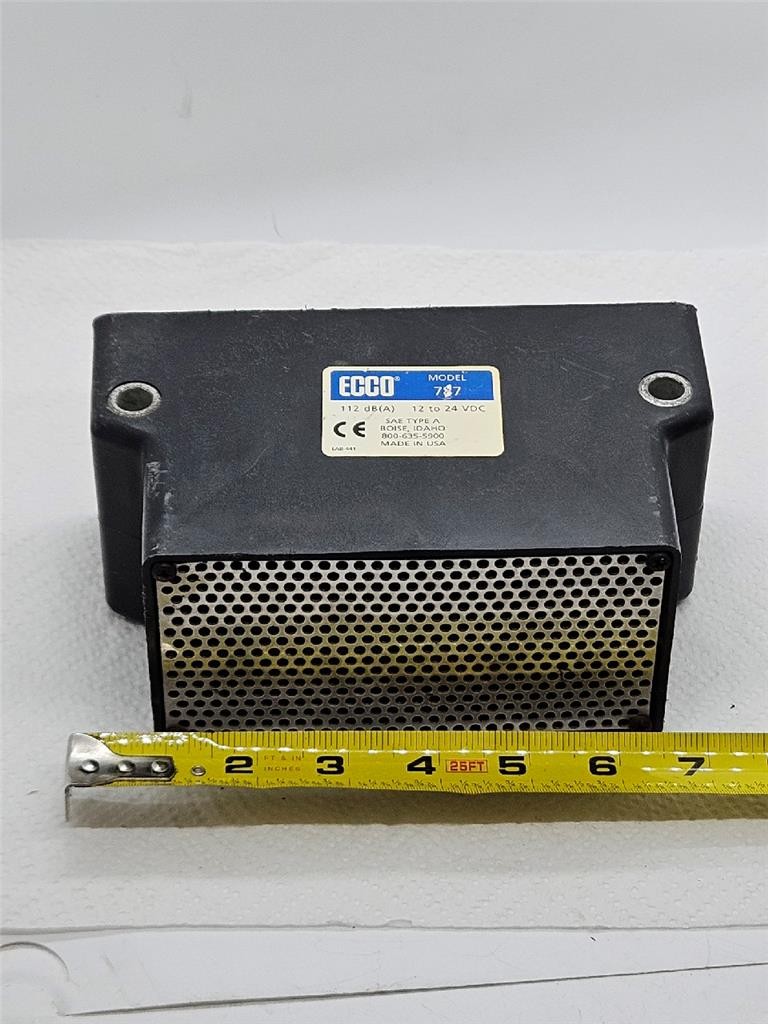 Ecco Model 787 Backup Alarm 112 dB 12 to 24 VDC Commercial Vehicles, Heavy Equip