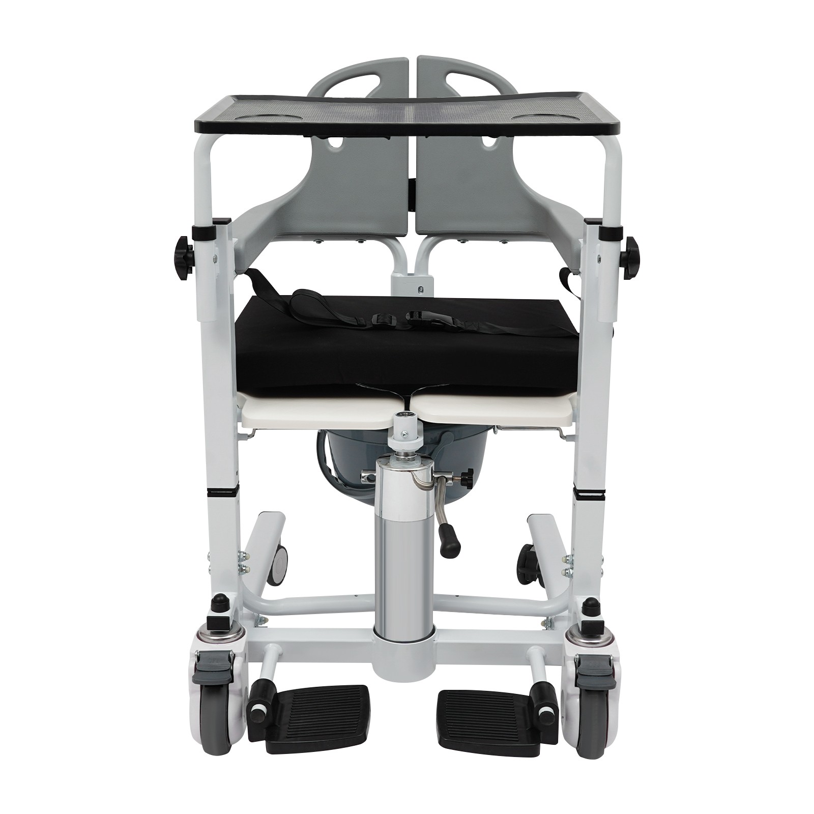 136kg/299.83lbs Patient Lift Nursing Chair Patient Hydraulic Transfer Wheelchair
